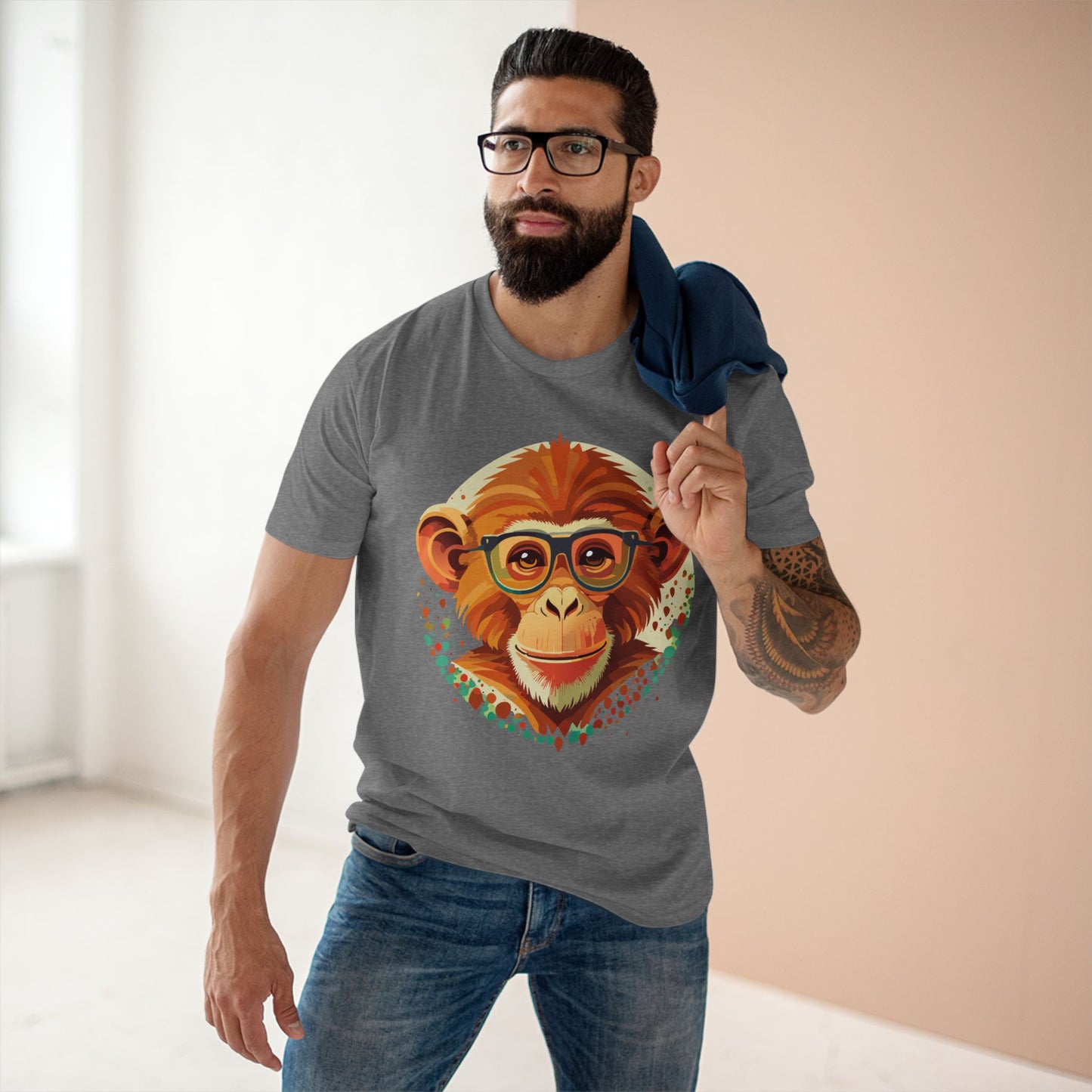 Animals Shirt, Monkey Shirt - retro2nova