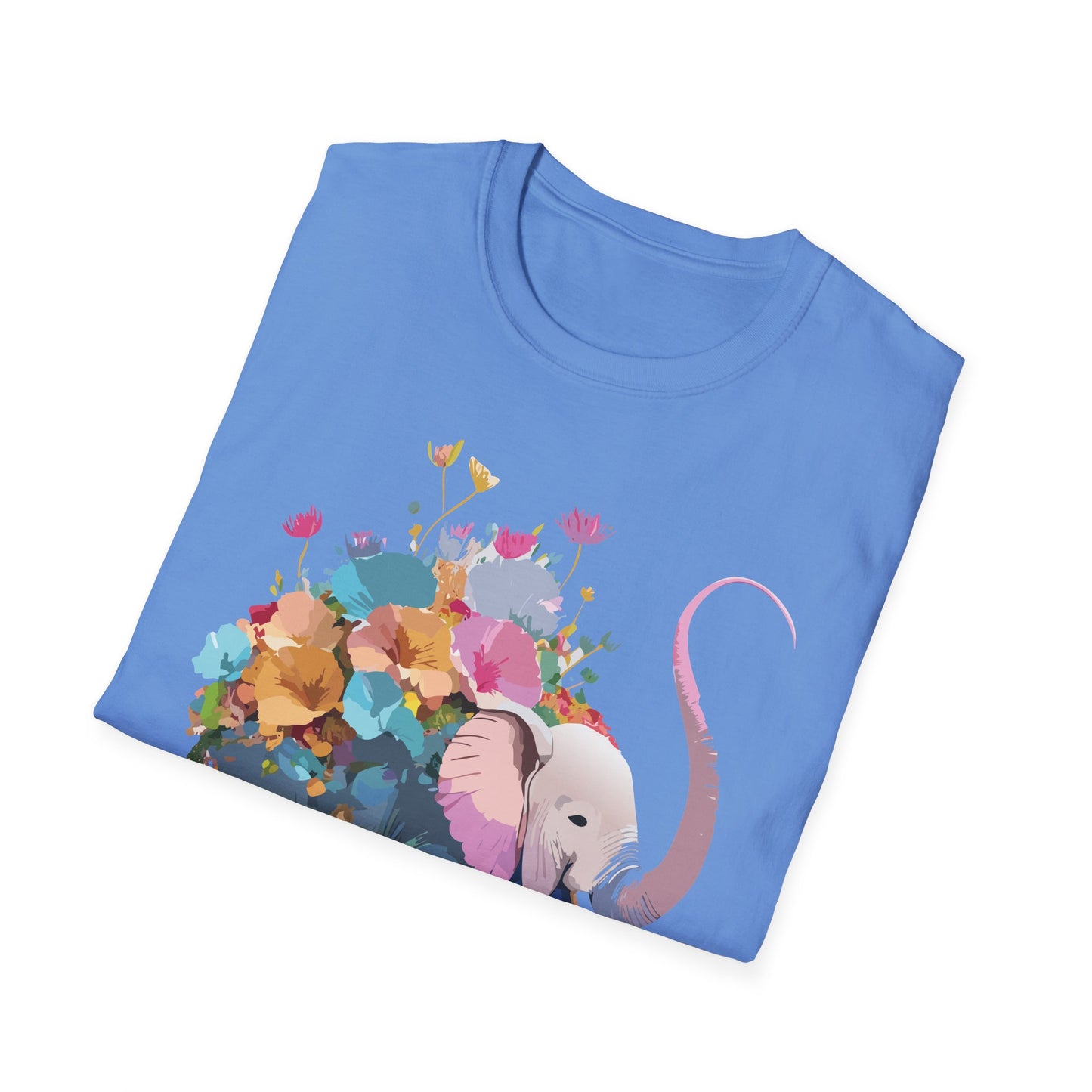 Elephant Shirt, T Shirt with Elephant, Elephant on T Shirt, T Shirt with Animation, Animals Tee Shirt