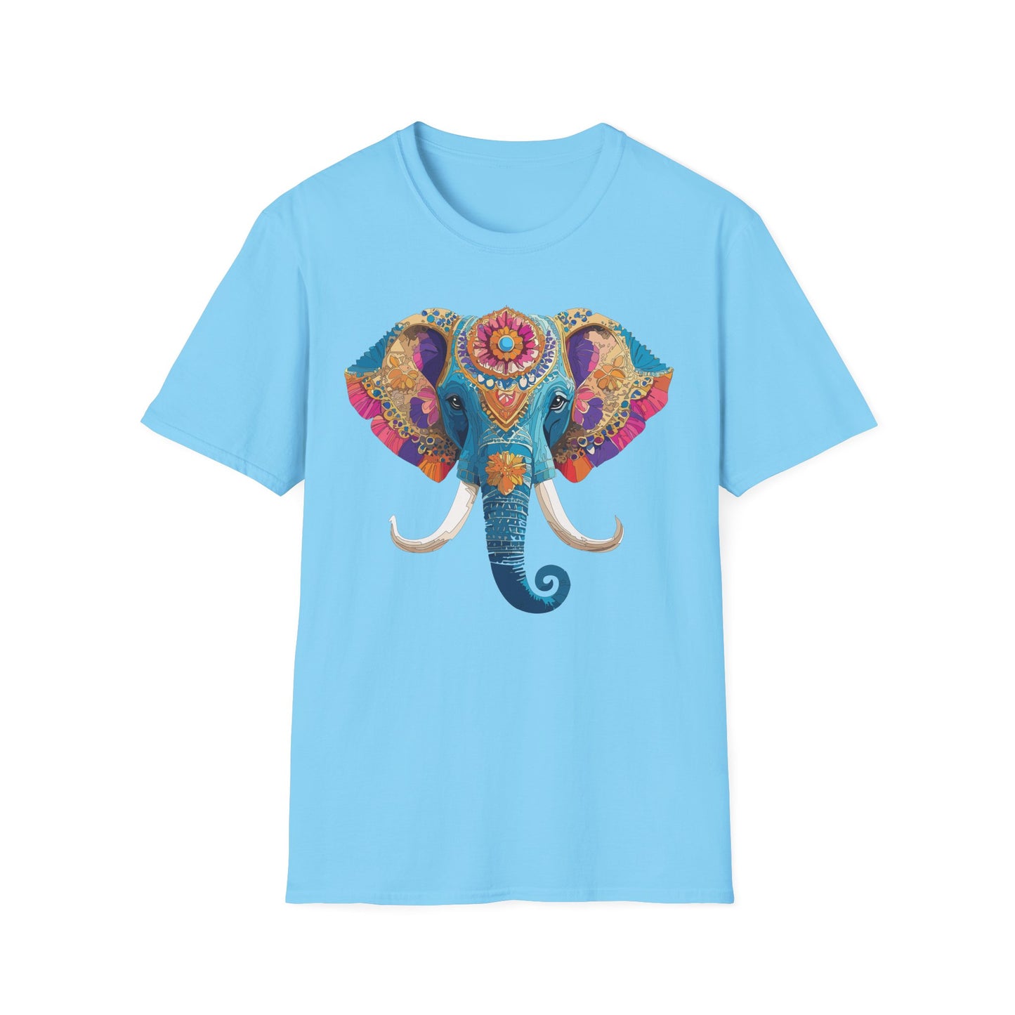 Elephant Shirt, T Shirt with Elephant, Elephant on T Shirt, T Shirt with Animation, Animals Tee Shirt
