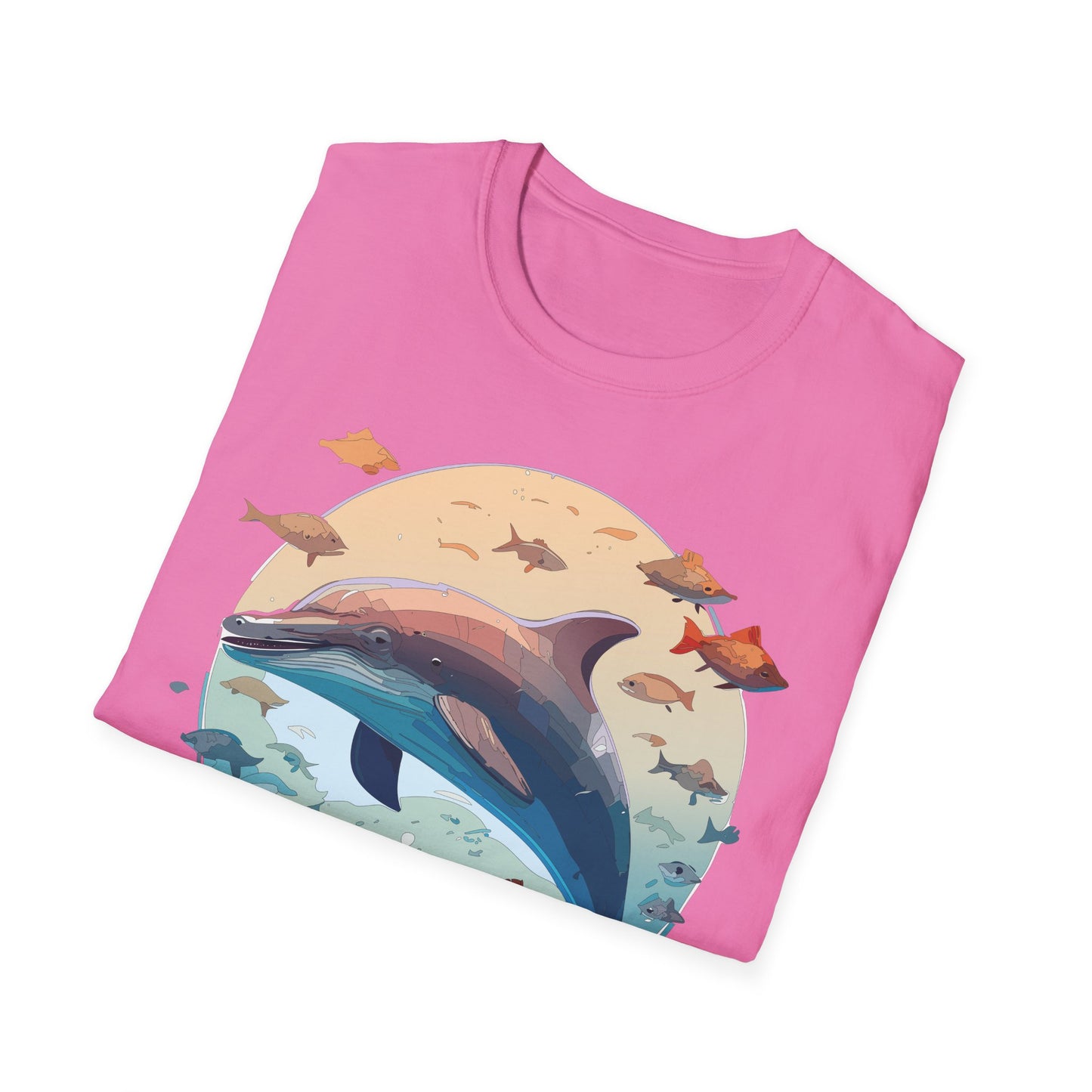 Dolphin Shirts, Shirt with Dolphin, Fish Tee Shirt, Animal Shirt