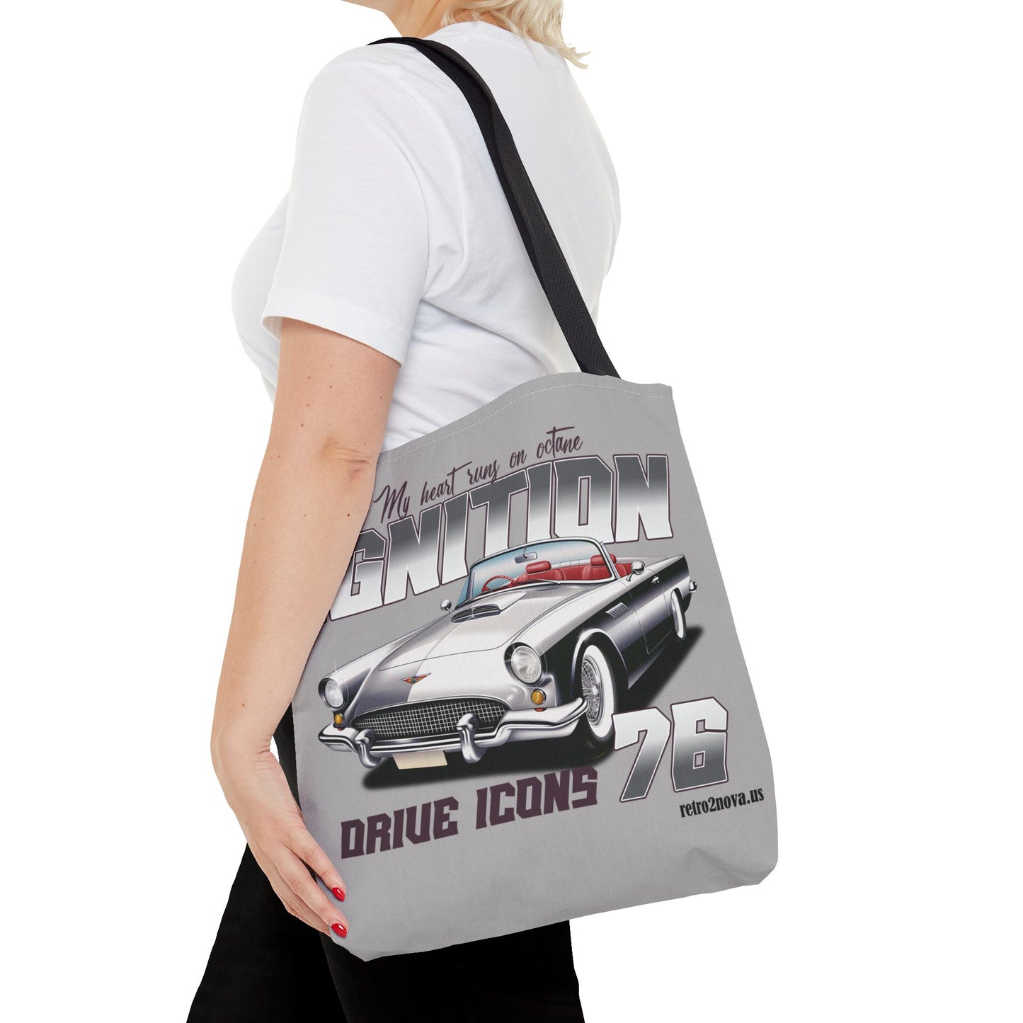 Canvas Tote Bag – Classic Vintage Car - retro2nova