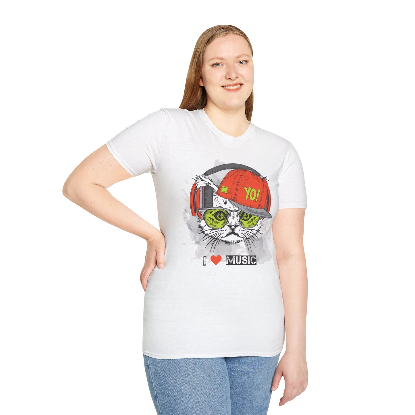 I love Music Animals Shirts, Shirt with Animals, Animals with Headphones Shirt