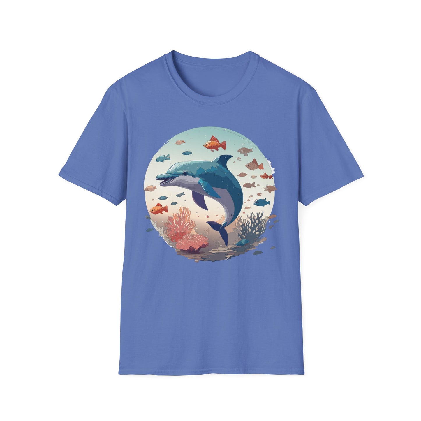 Dolphin Shirts, Shirt with Dolphin, Fish Tee Shirt, Animal Shirt