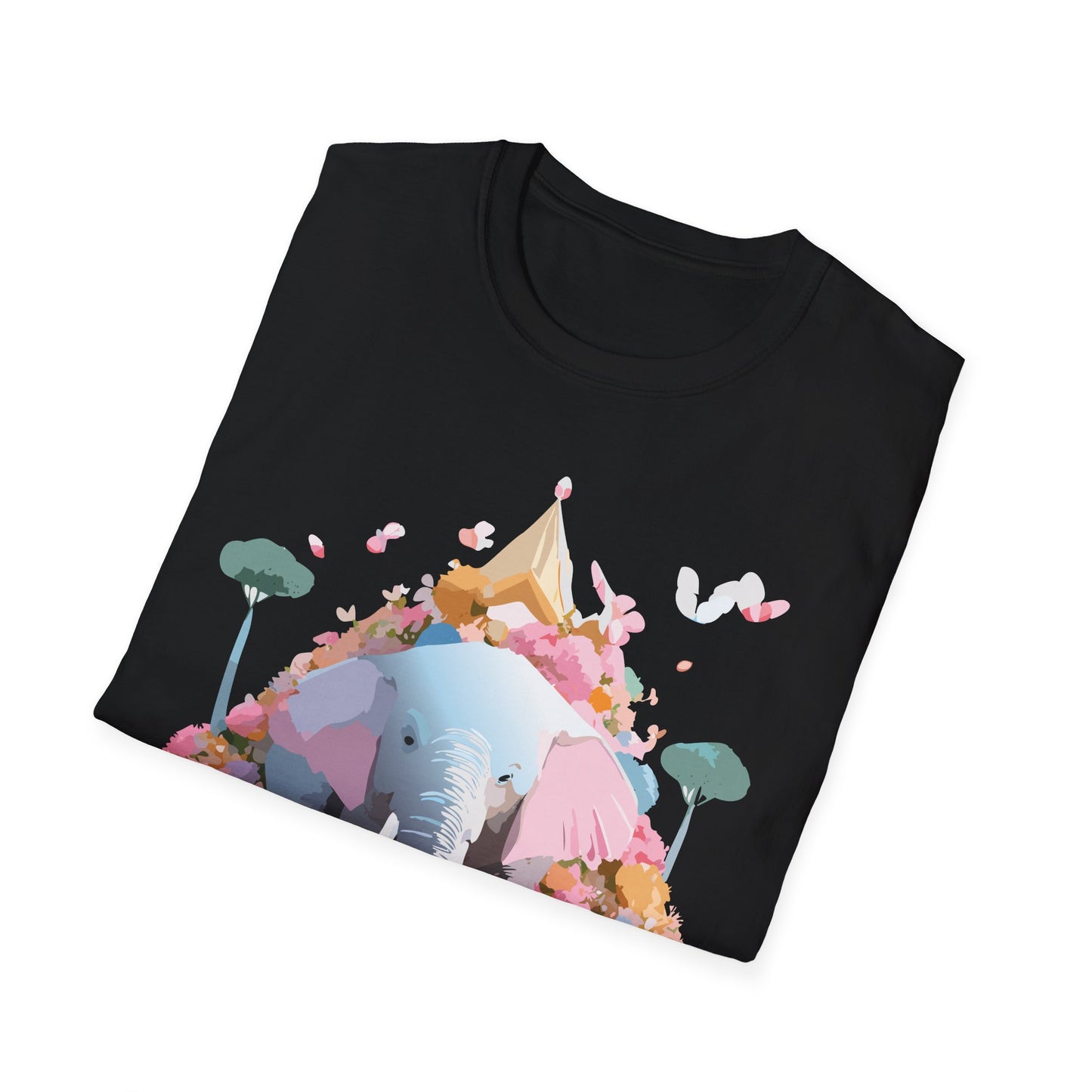 Elephant Shirt, T Shirt with Elephant, Elephant on T Shirt, T Shirt with Animation, Animals Tee Shirt