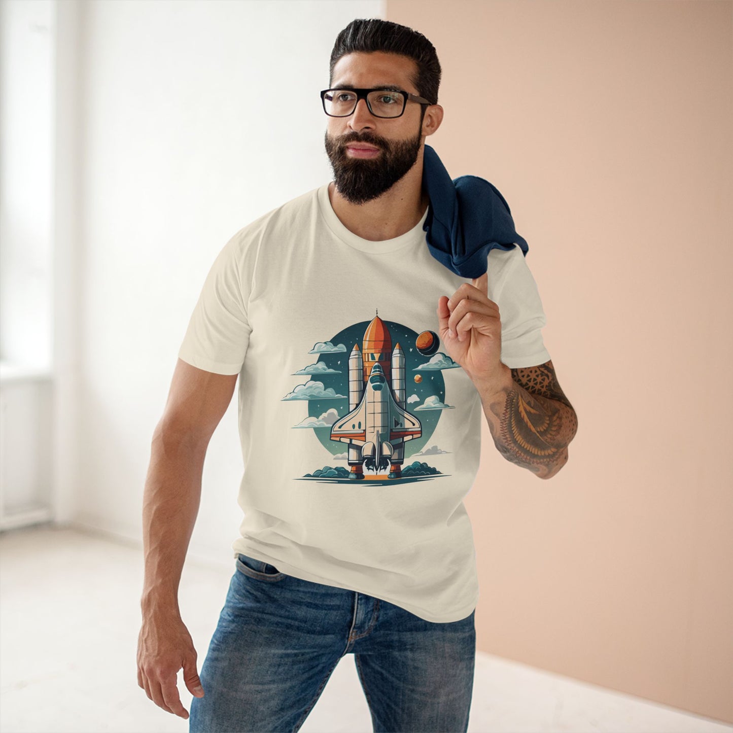 Cosmos Shirt, Shuttle Shirt - retro2nova