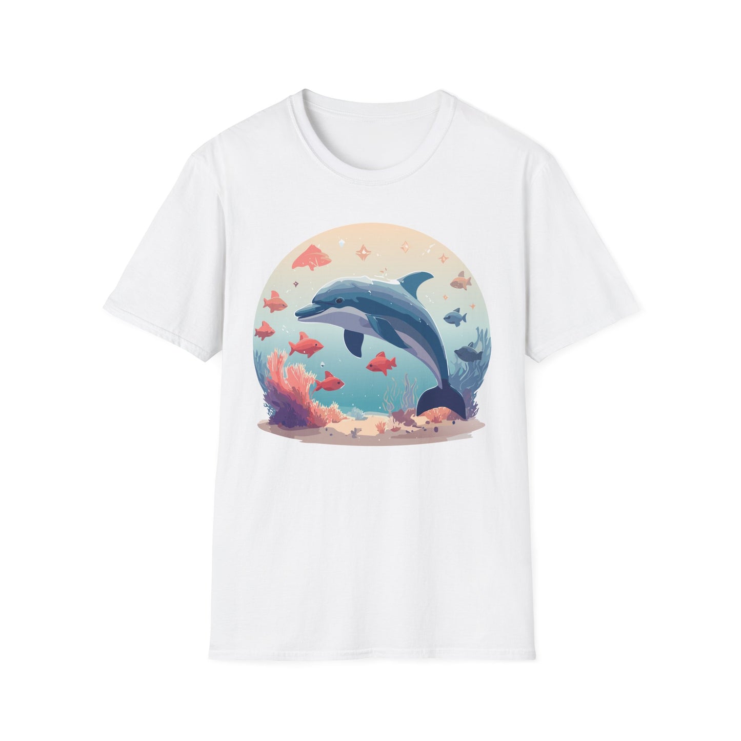 Dolphin Shirts, Shirt with Dolphin, Fish Tee Shirt, Animal Shirt
