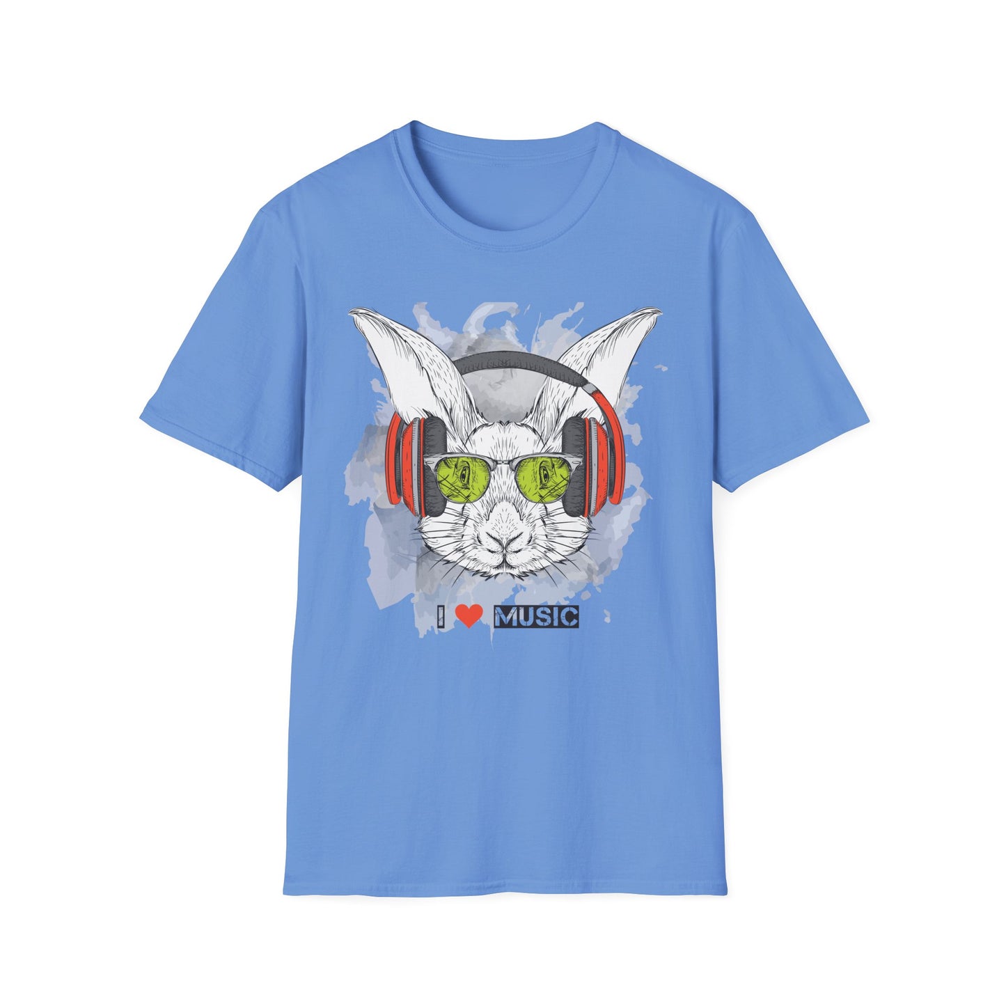 I love Music Animals Shirts, Shirt with Animals, Animals with Headphones Shirt