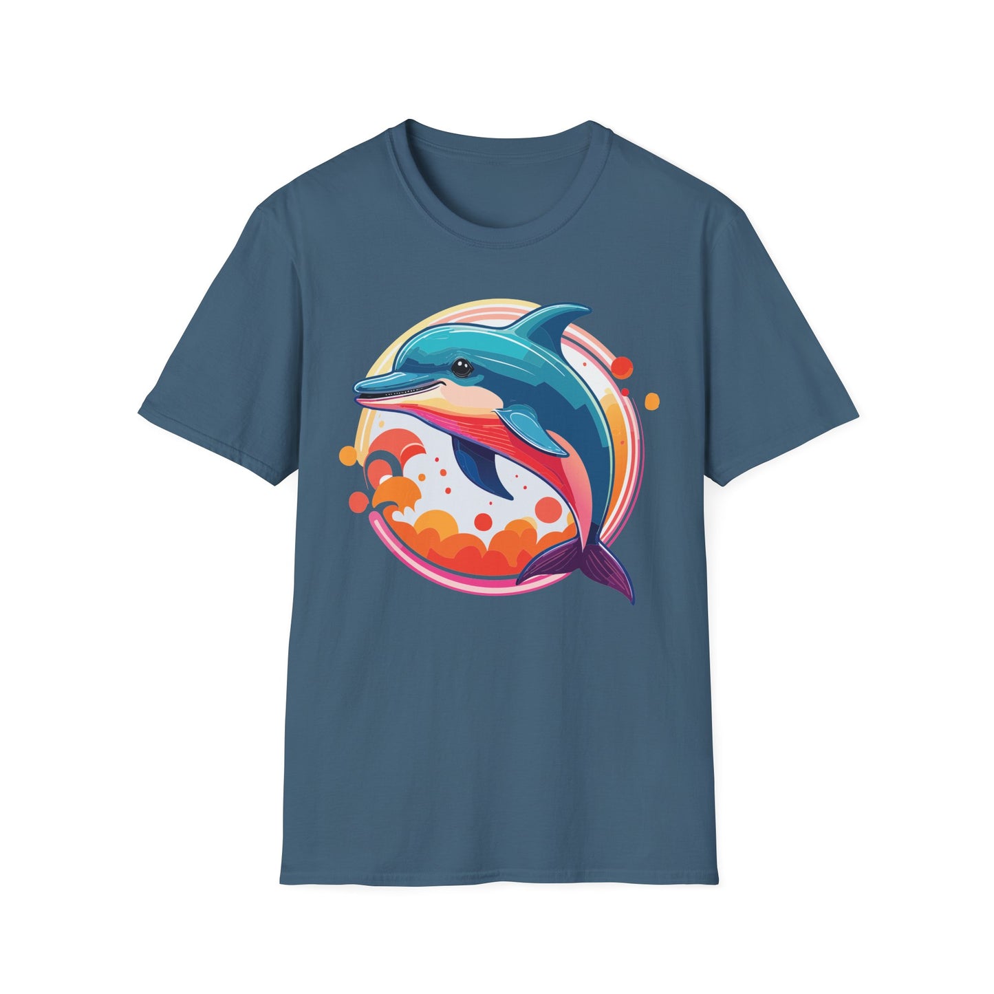 Dolphin Shirts, Shirt with Dolphin, Fish Tee Shirt, Animal Shirt