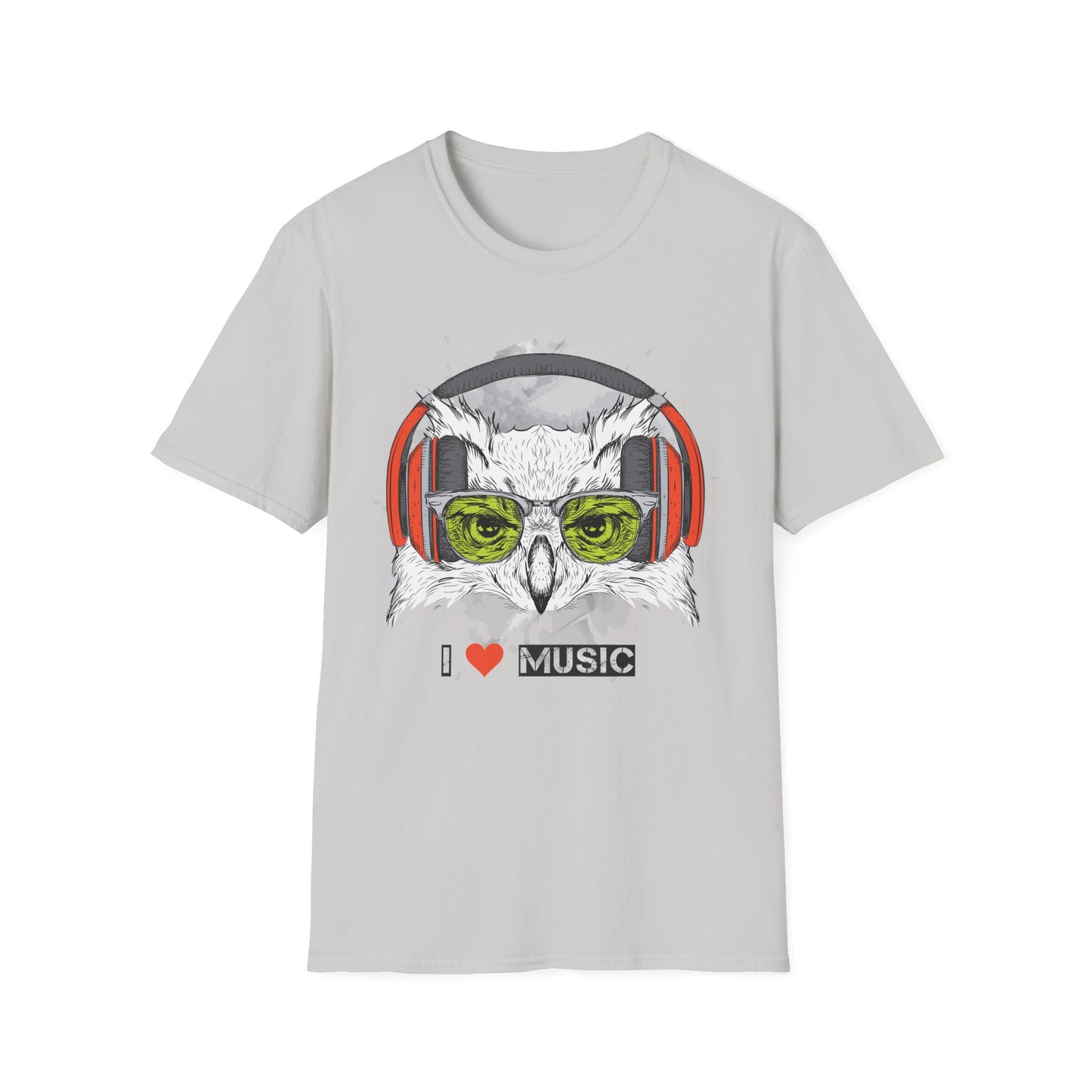I love Music Animals Shirts, Shirt with Animals, Animals with Headphones Shirt