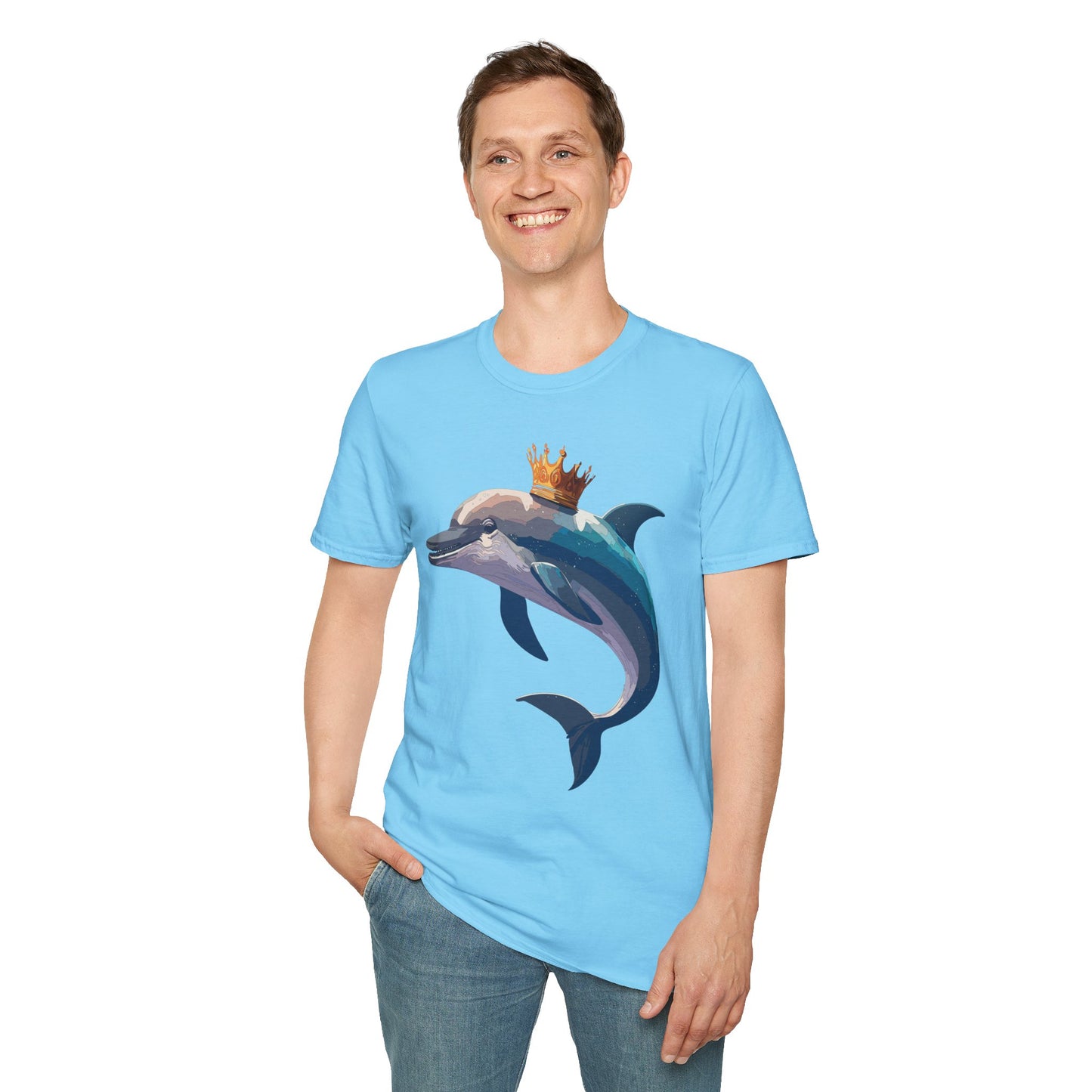 Dolphin Shirts, Shirt with Dolphin, Fish Tee Shirt, Animal Shirt