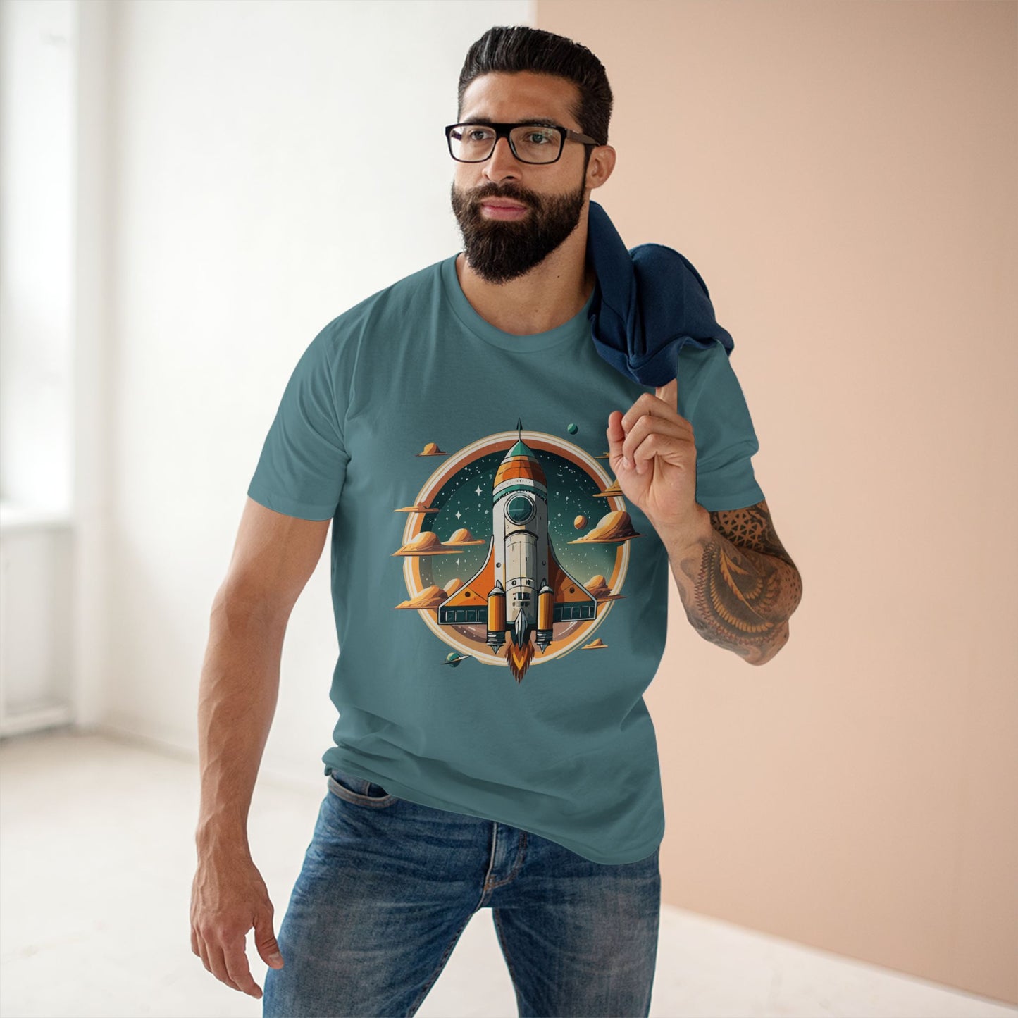 Cosmos Shirt, Shuttle Shirt - retro2nova
