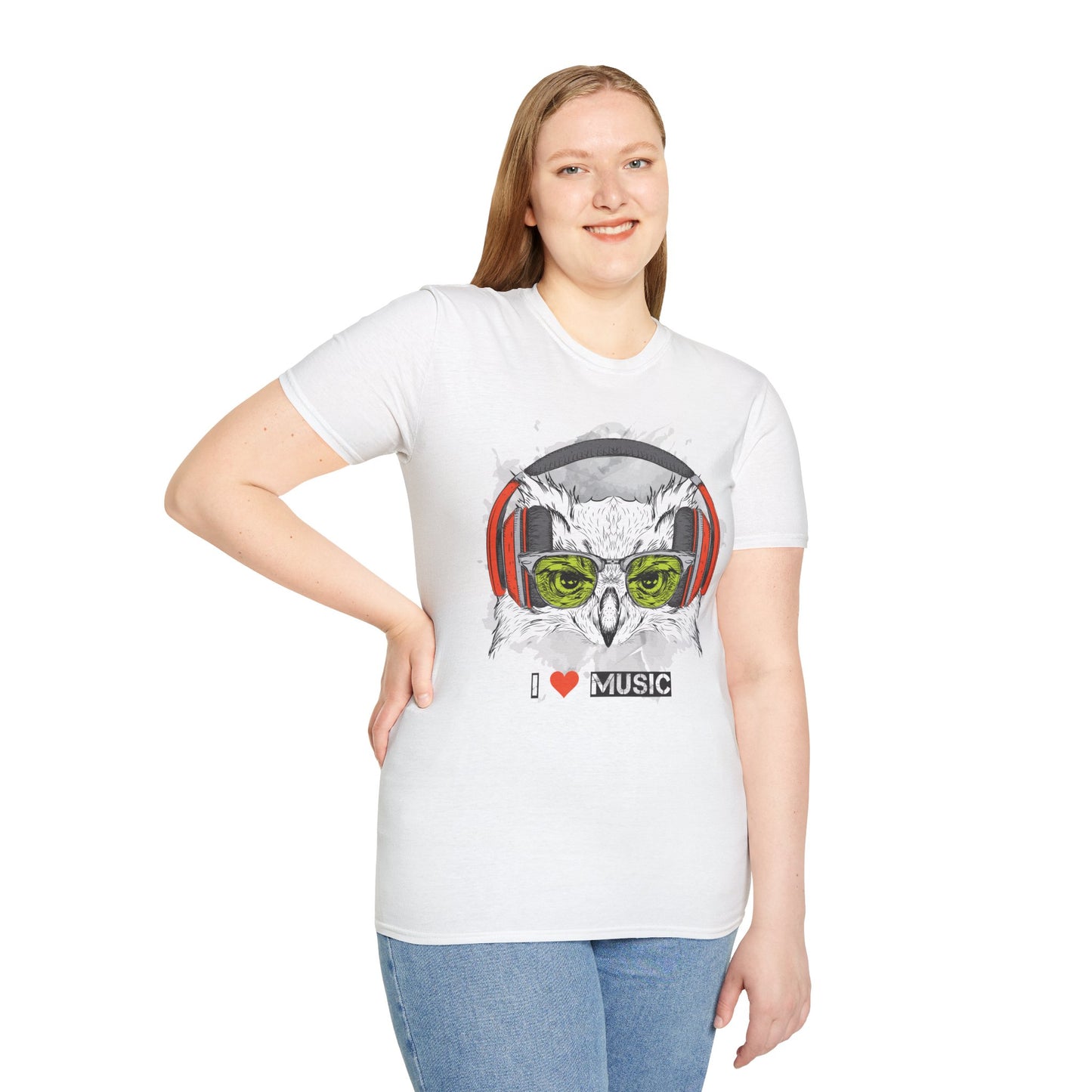 I love Music Animals Shirts, Shirt with Animals, Animals with Headphones Shirt