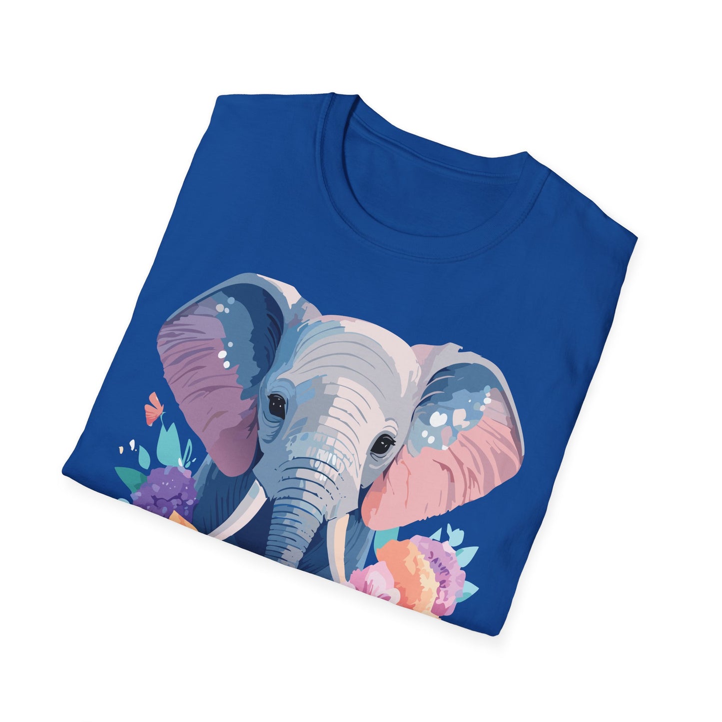 Elephant Shirt, T Shirt with Elephant, Elephant on T Shirt, T Shirt with Animation, Animals Tee Shirt