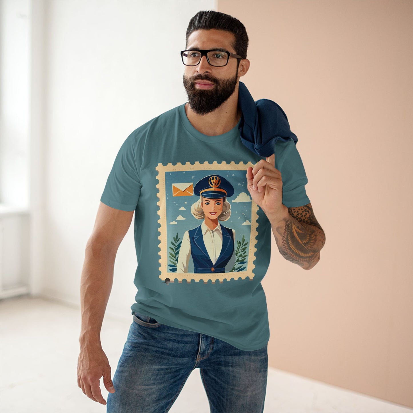 Stamp Shirt, Postage Stamp Shirt - retro2nova