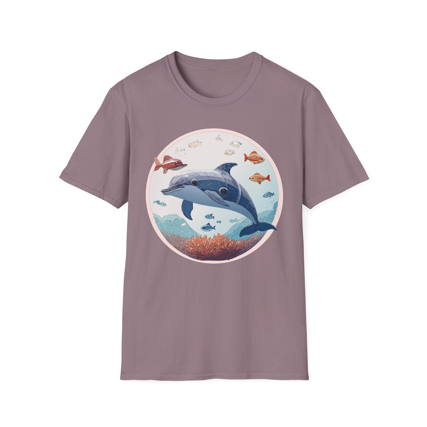 Dolphin Shirts, Shirt with Dolphin, Fish Tee Shirt, Animal Shirt