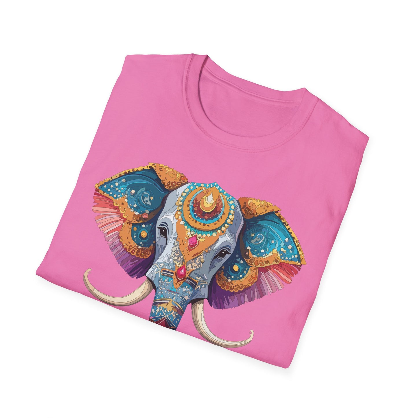 Elephant Shirt, T Shirt with Elephant, Elephant on T Shirt, T Shirt with Animation, Animals Tee Shirt
