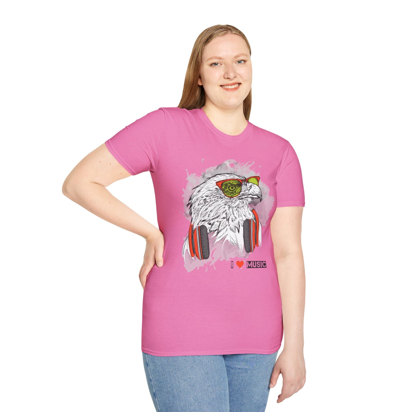 I love Music Animals Shirts, Shirt with Animals, Animals with Headphones Shirt