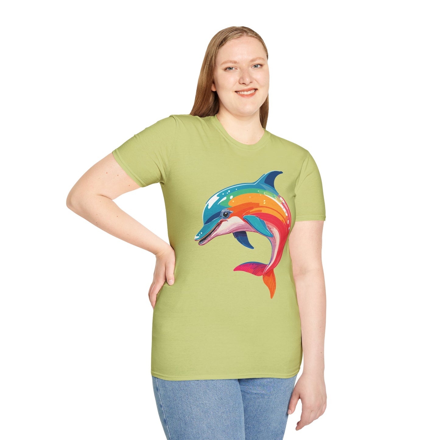 Dolphin Shirts, Shirt with Dolphin, Fish Tee Shirt, Animal Shirt