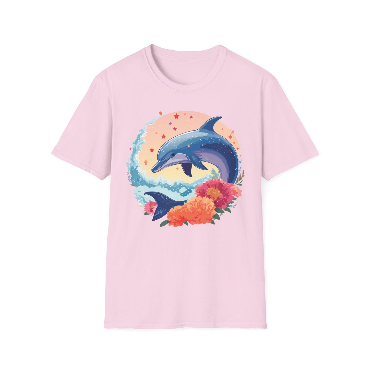 Dolphin Shirts, Shirt with Dolphin, Fish Tee Shirt, Animal Shirt