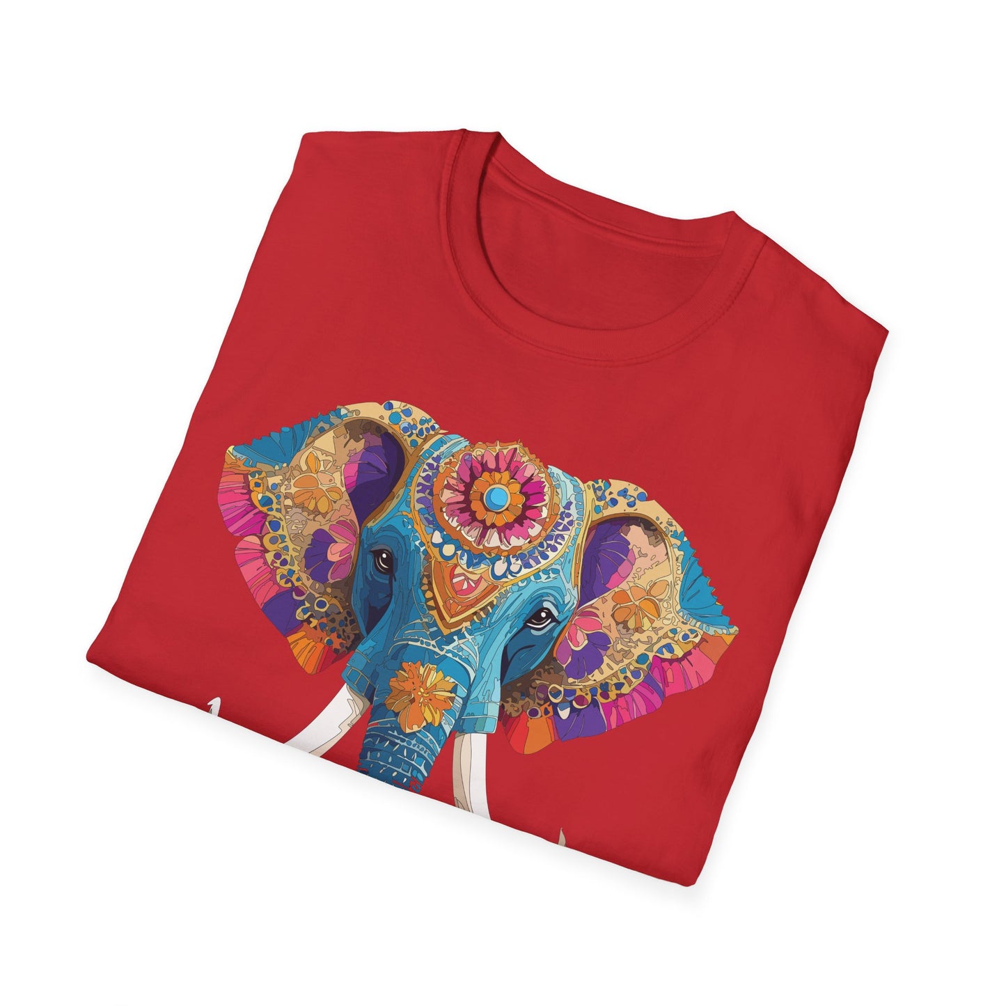 Elephant Shirt, T Shirt with Elephant, Elephant on T Shirt, T Shirt with Animation, Animals Tee Shirt