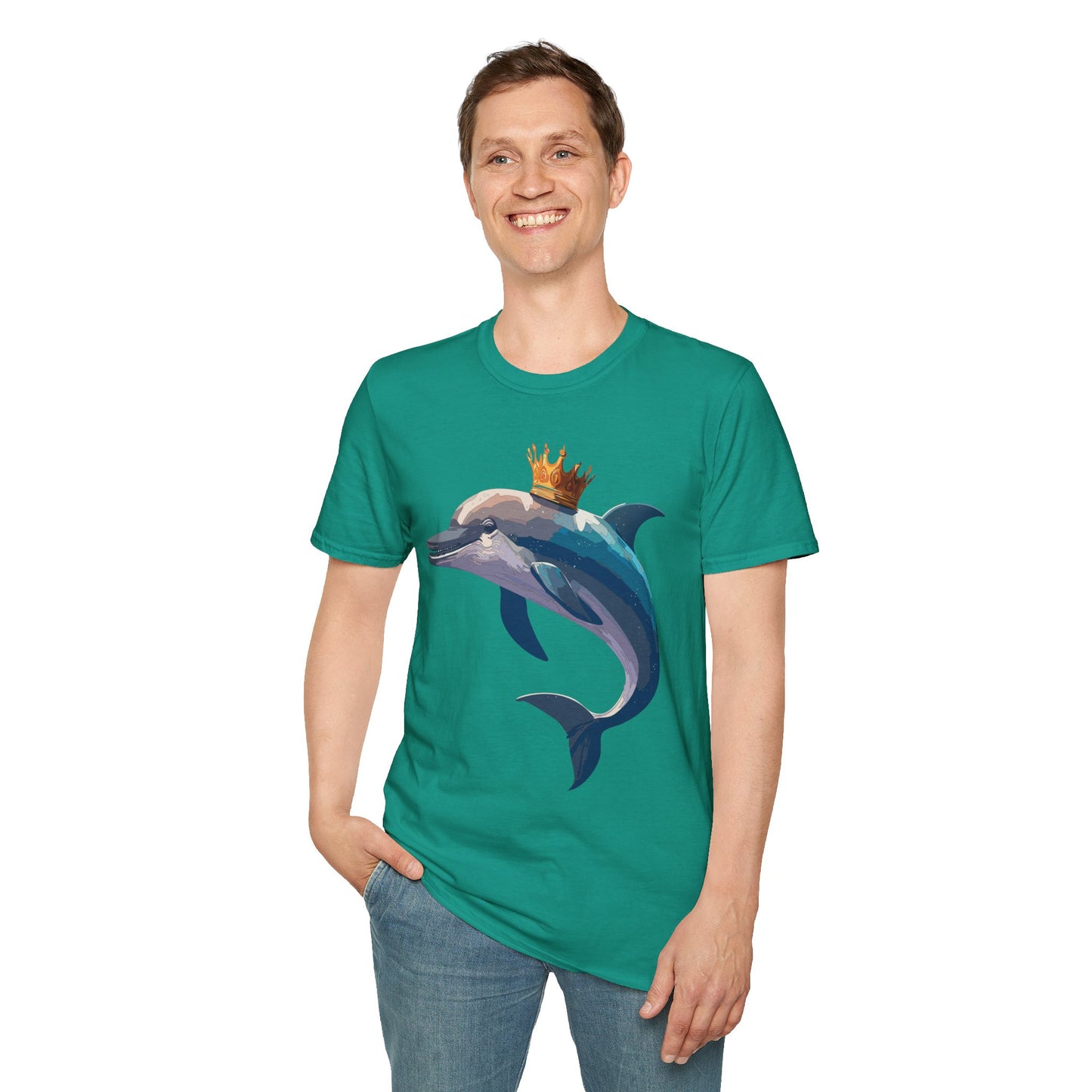 Dolphin Shirts, Shirt with Dolphin, Fish Tee Shirt, Animal Shirt