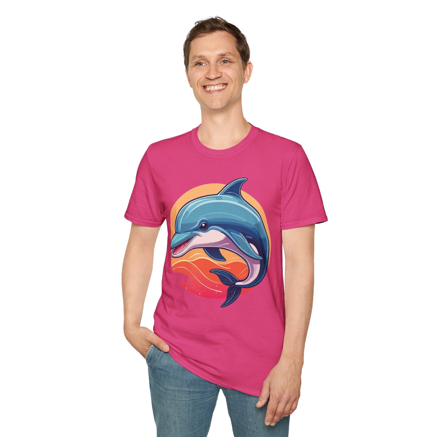 Dolphin Shirts, Shirt with Dolphin, Fish Tee Shirt, Animal Shirt
