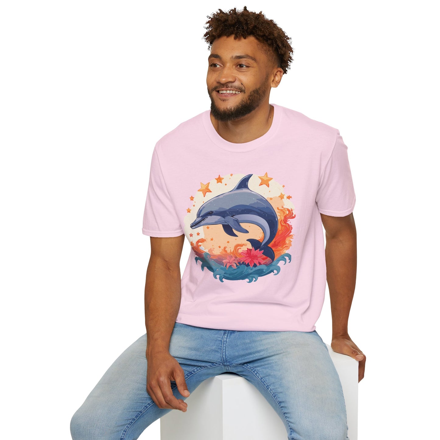 Dolphin Shirts, Shirt with Dolphin, Fish Tee Shirt, Animal Shirt