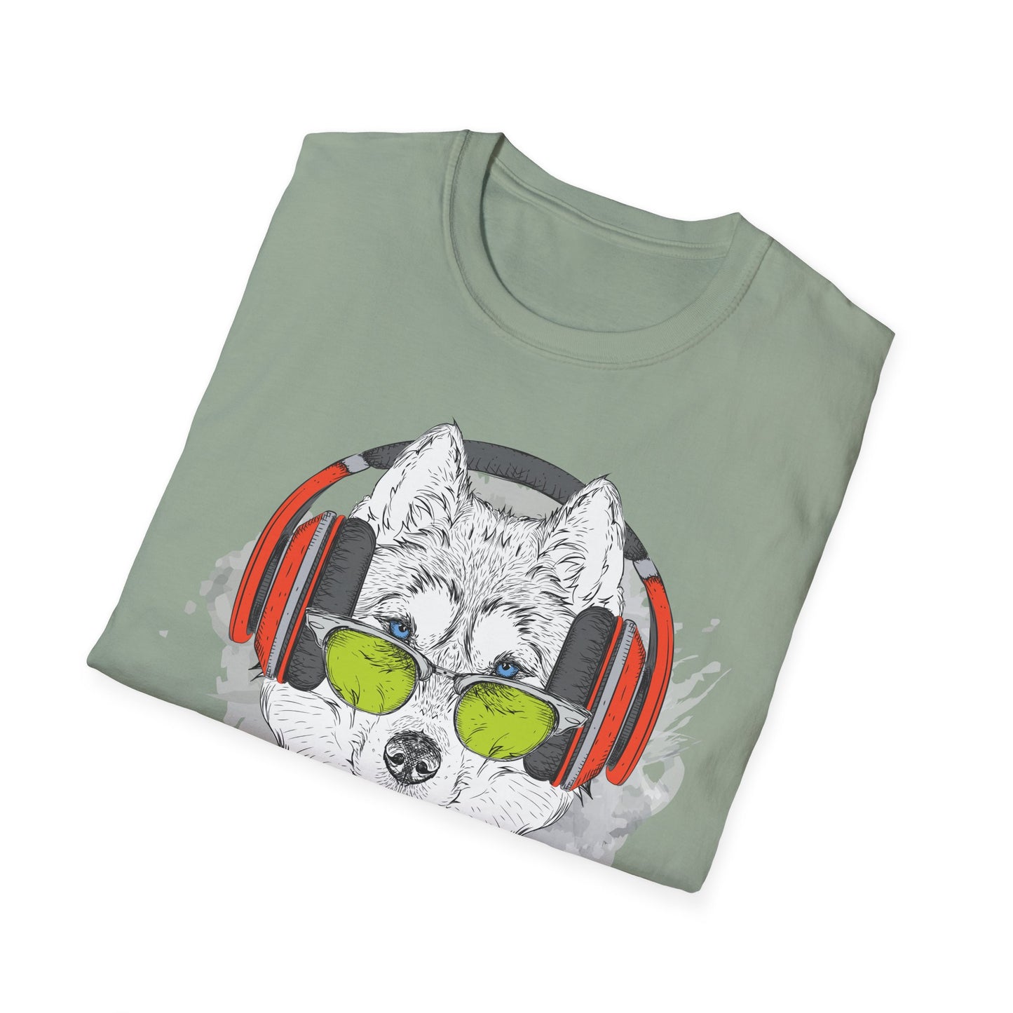 I love Music Animals Shirts, Shirt with Animals, Animals with Headphones Shirt