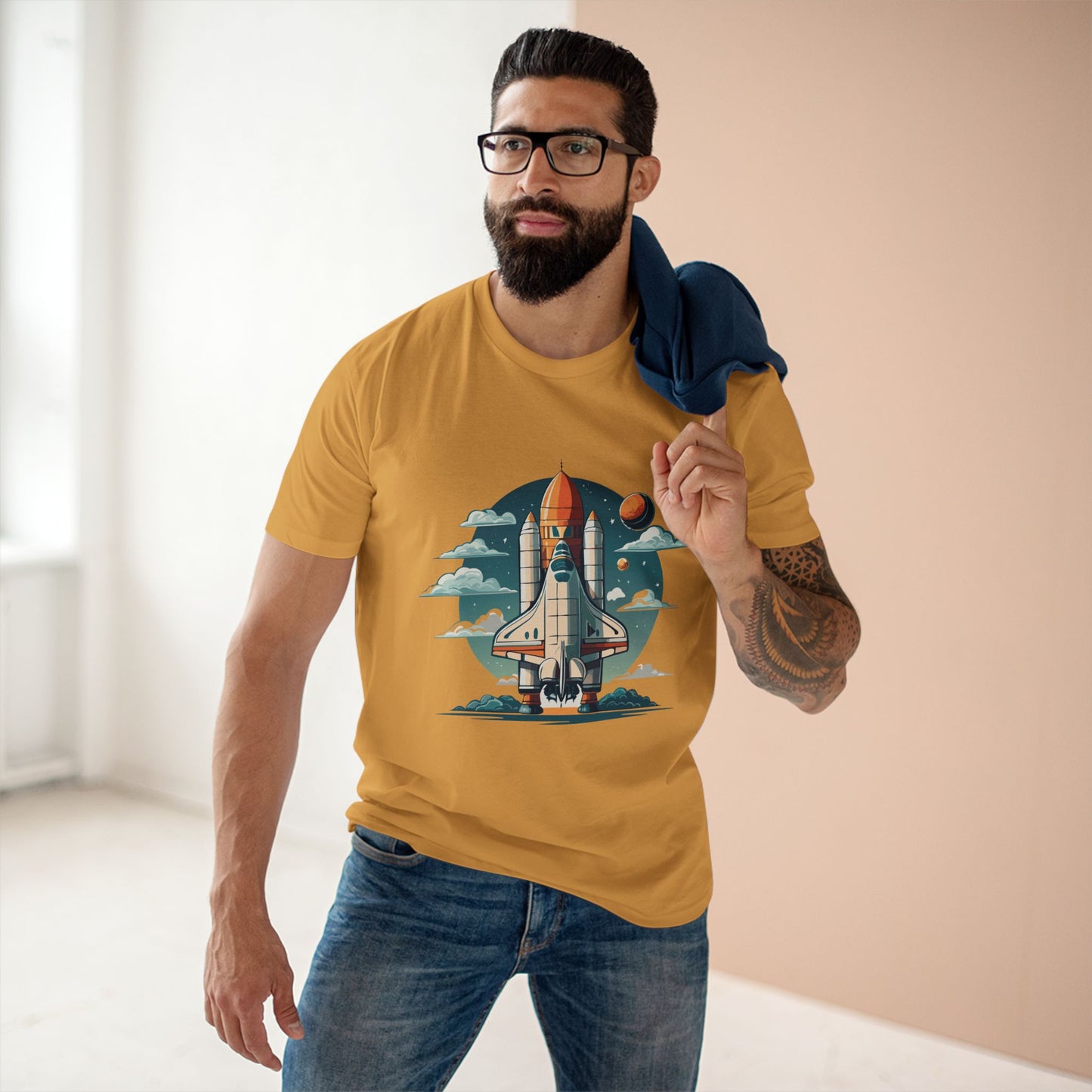 Cosmos Shirt, Shuttle Shirt - retro2nova