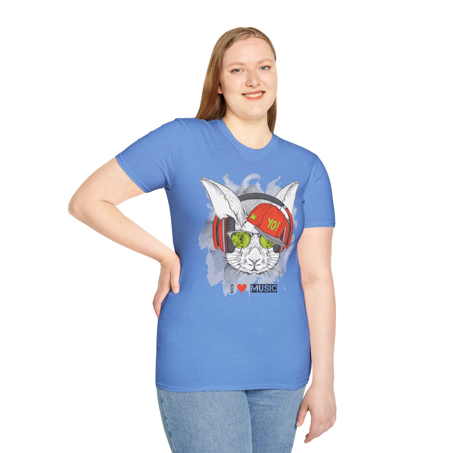 I love Music Animals Shirts, Shirt with Animals, Animals with Headphones Shirt