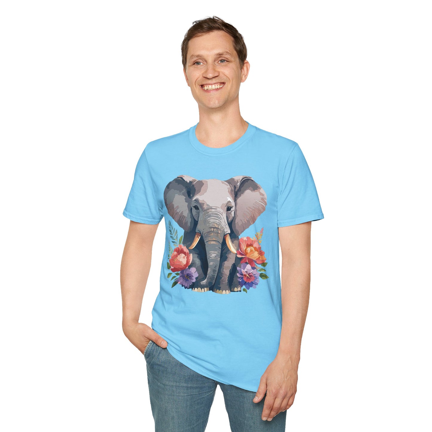 Elephant T-Shirt, Elephant T Shirt, Shirt with Elephant, Shirt with Animal
