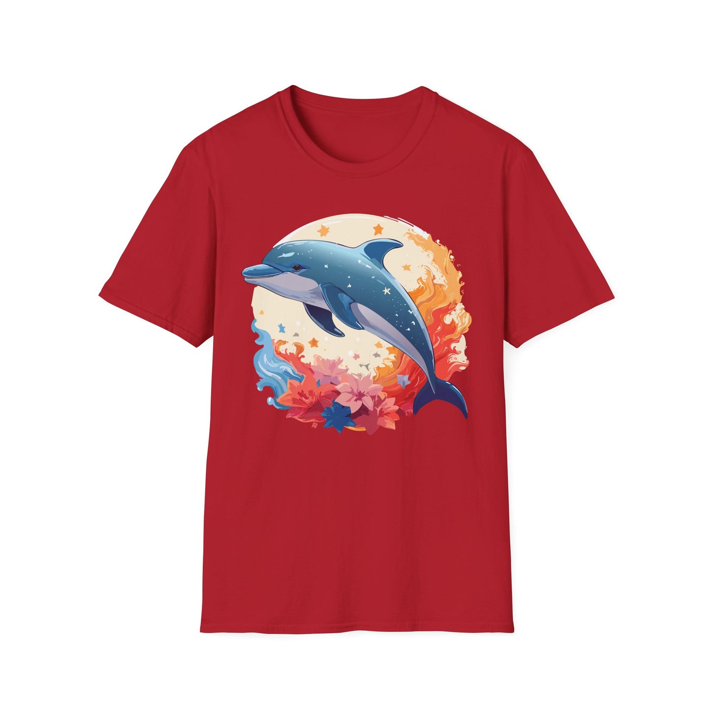Dolphin Shirts, Shirt with Dolphin, Fish Tee Shirt, Animal Shirt