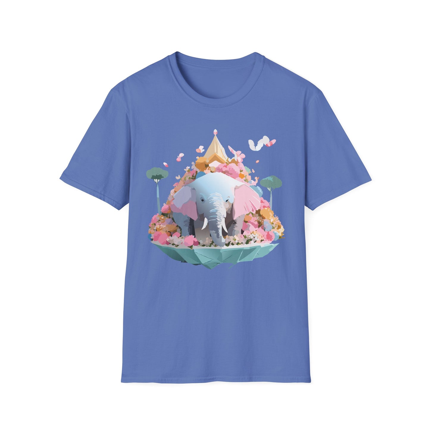 Elephant Shirt, T Shirt with Elephant, Elephant on T Shirt, T Shirt with Animation, Animals Tee Shirt