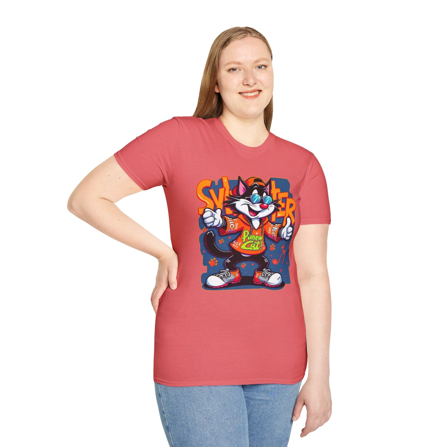 T Shirt with Cartoon, Cartoon on T Shirt, Animation Shirt, T Shirt with Animation, Funny Animals Tee Shirt