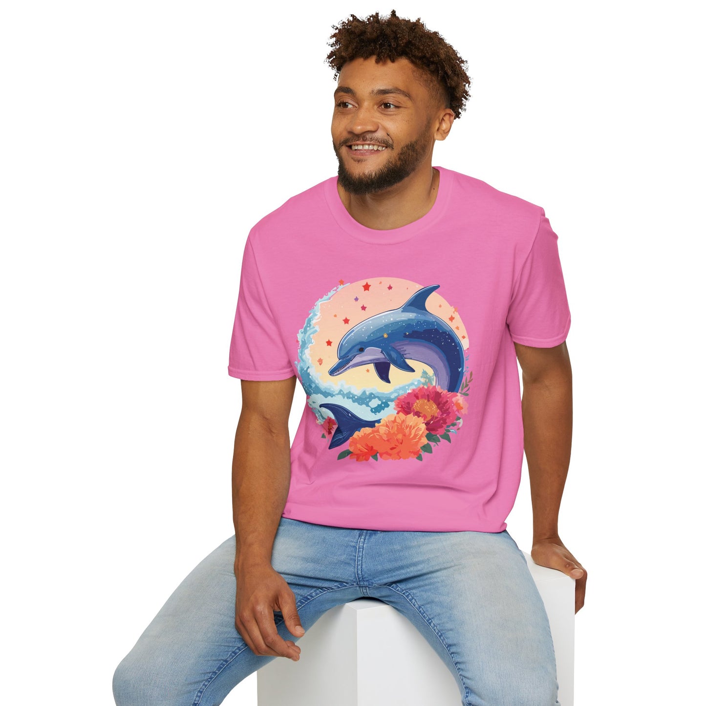 Dolphin Shirts, Shirt with Dolphin, Fish Tee Shirt, Animal Shirt