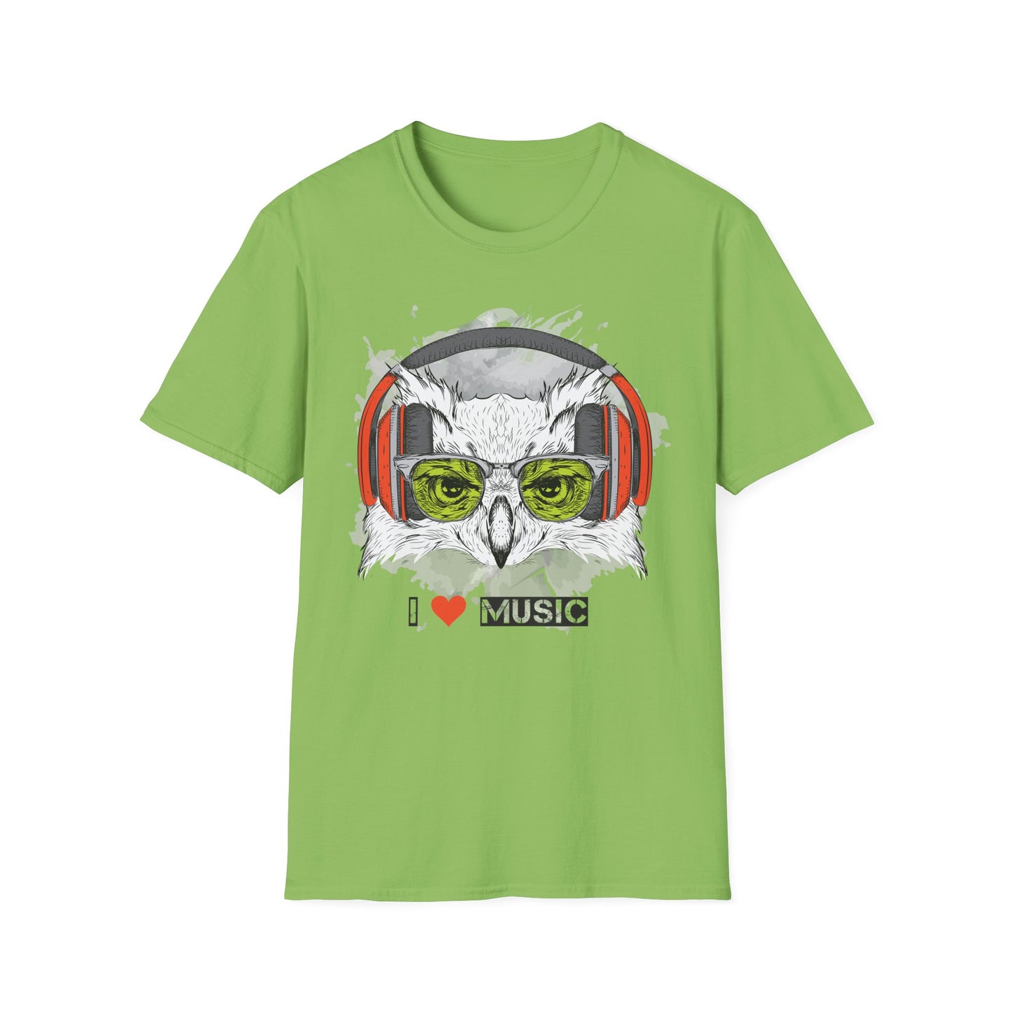 I love Music Animals Shirts, Shirt with Animals, Animals with Headphones Shirt