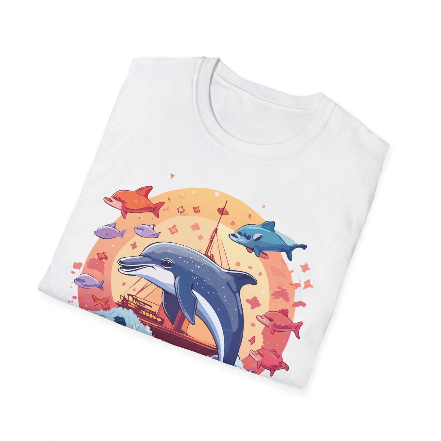 Dolphin Shirts, Shirt with Dolphin, Fish Tee Shirt, Animal Shirt