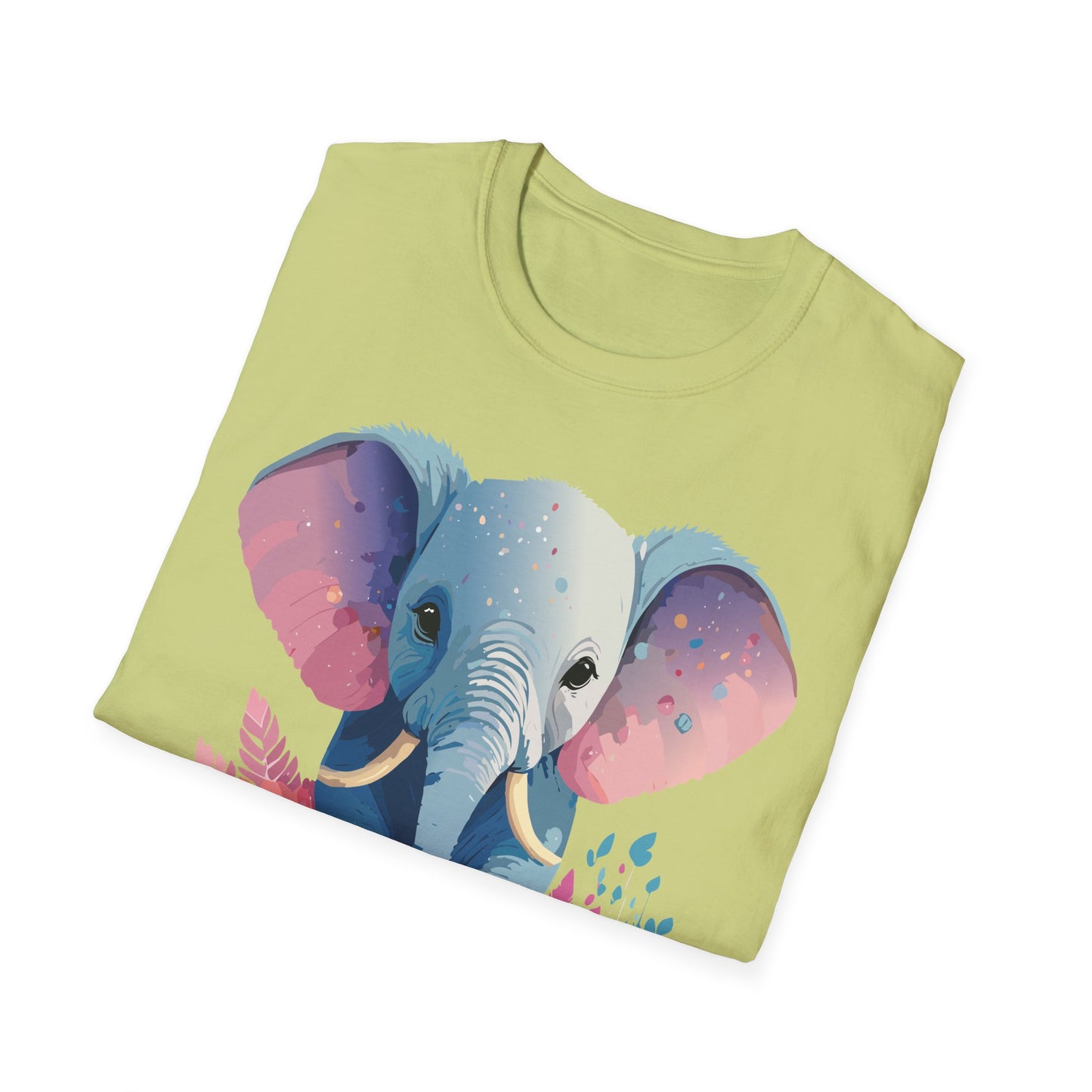 Elephant Shirt, T Shirt with Elephant, Elephant on T Shirt, T Shirt with Animation, Animals Tee Shirt