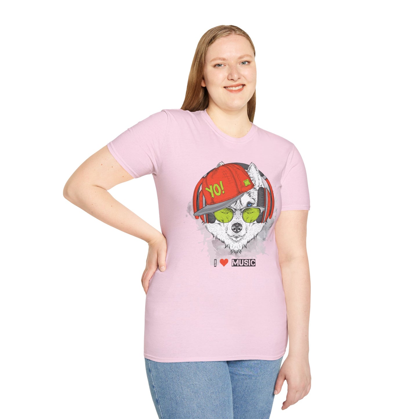 I love Music Animals Shirts, Shirt with Animals, Animals with Headphones Shirt