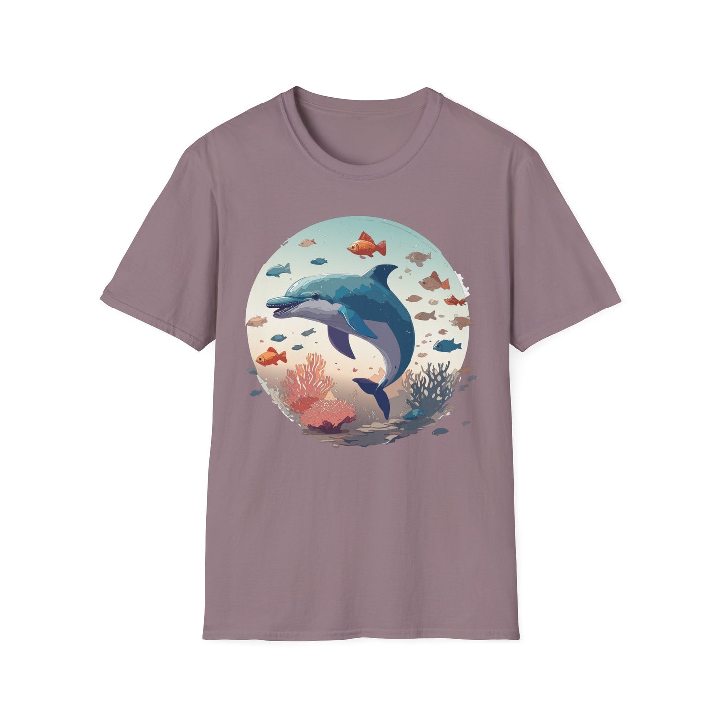 Dolphin Shirts, Shirt with Dolphin, Fish Tee Shirt, Animal Shirt
