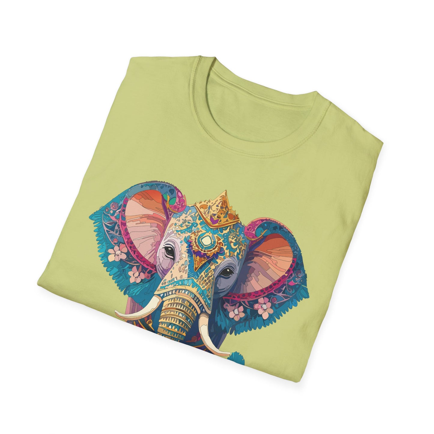 Elephant Shirt, T Shirt with Elephant, Elephant on T Shirt, T Shirt with Animation, Animals Tee Shirt