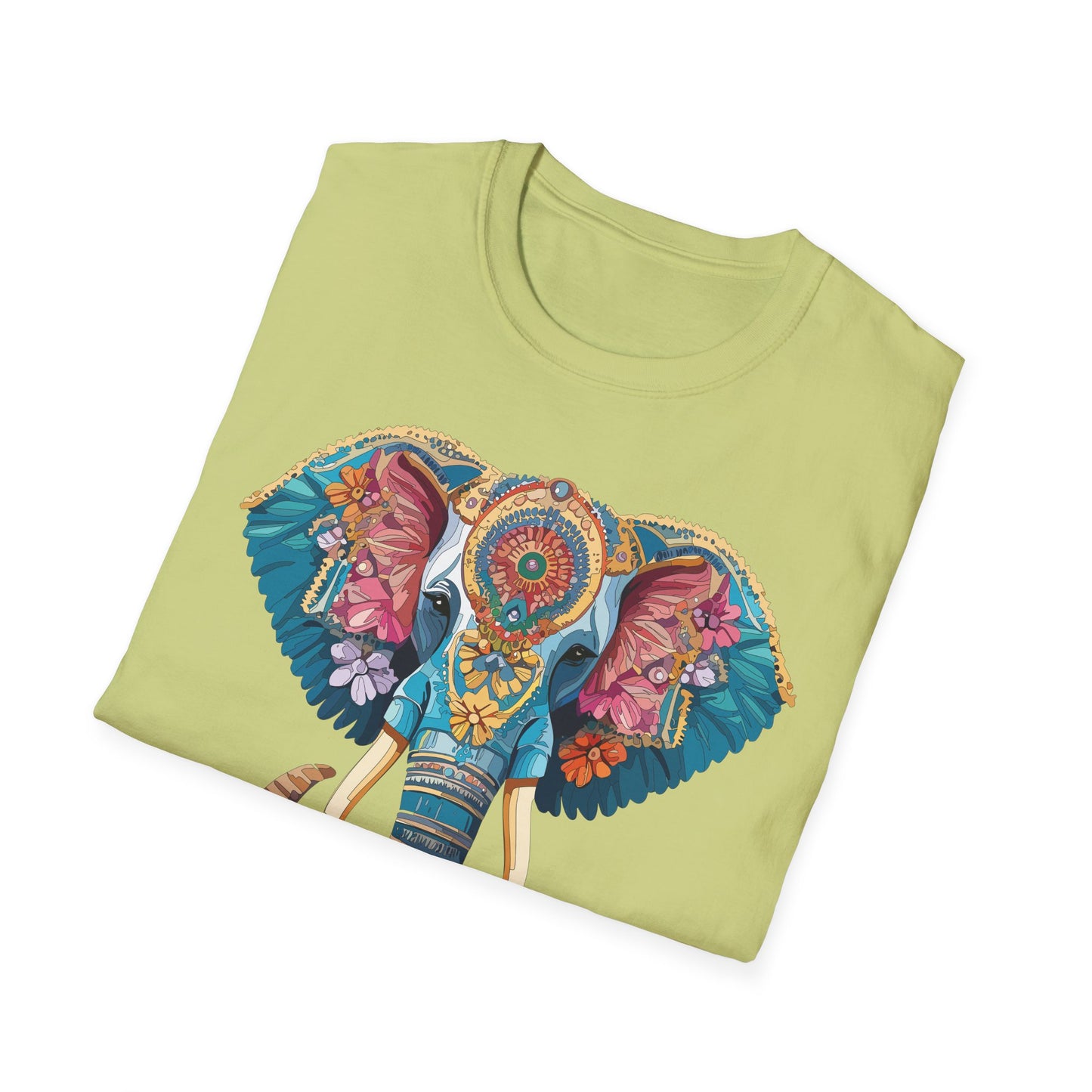 Elephant Shirt, T Shirt with Elephant, Elephant on T Shirt, T Shirt with Animation, Animals Tee Shirt