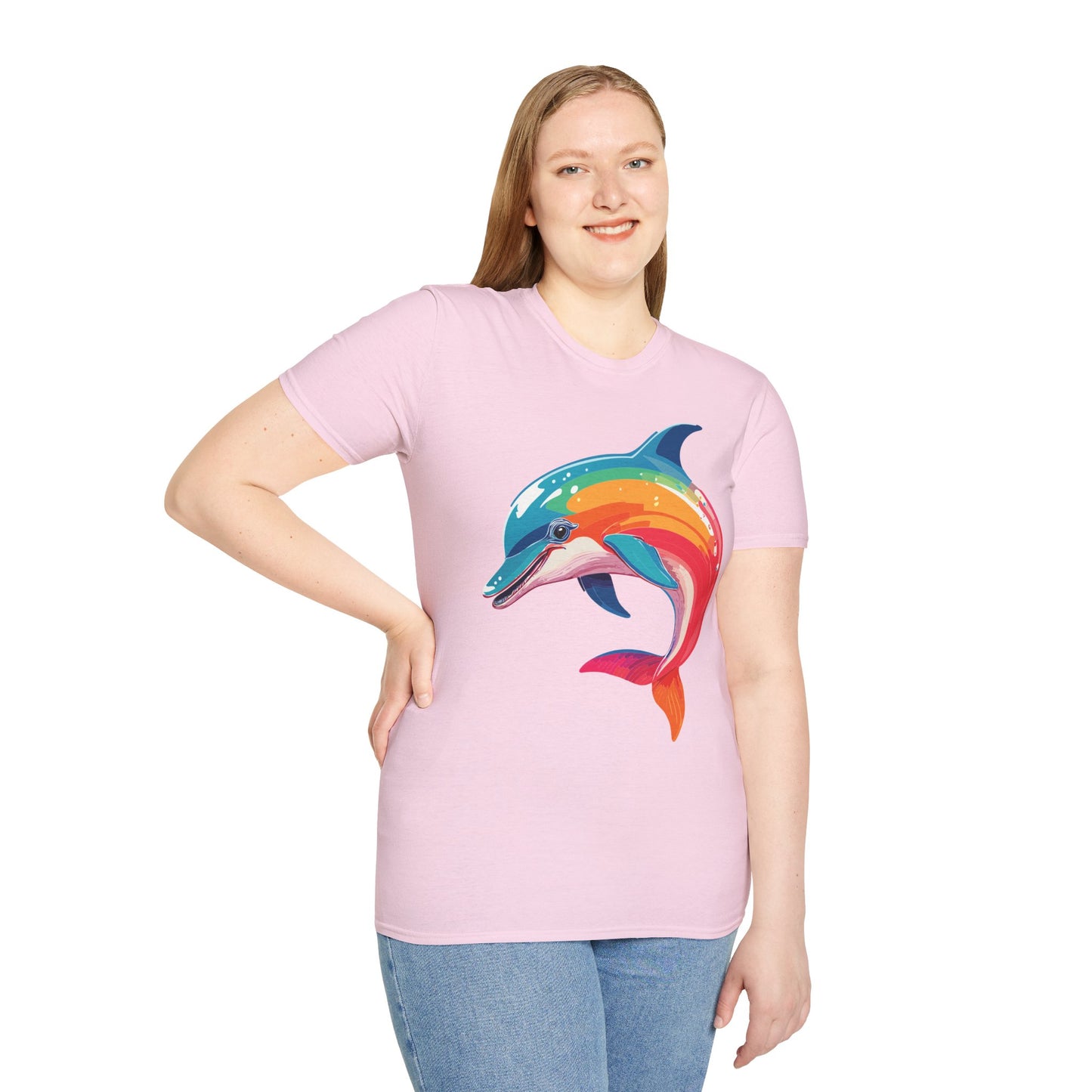 Dolphin Shirts, Shirt with Dolphin, Fish Tee Shirt, Animal Shirt