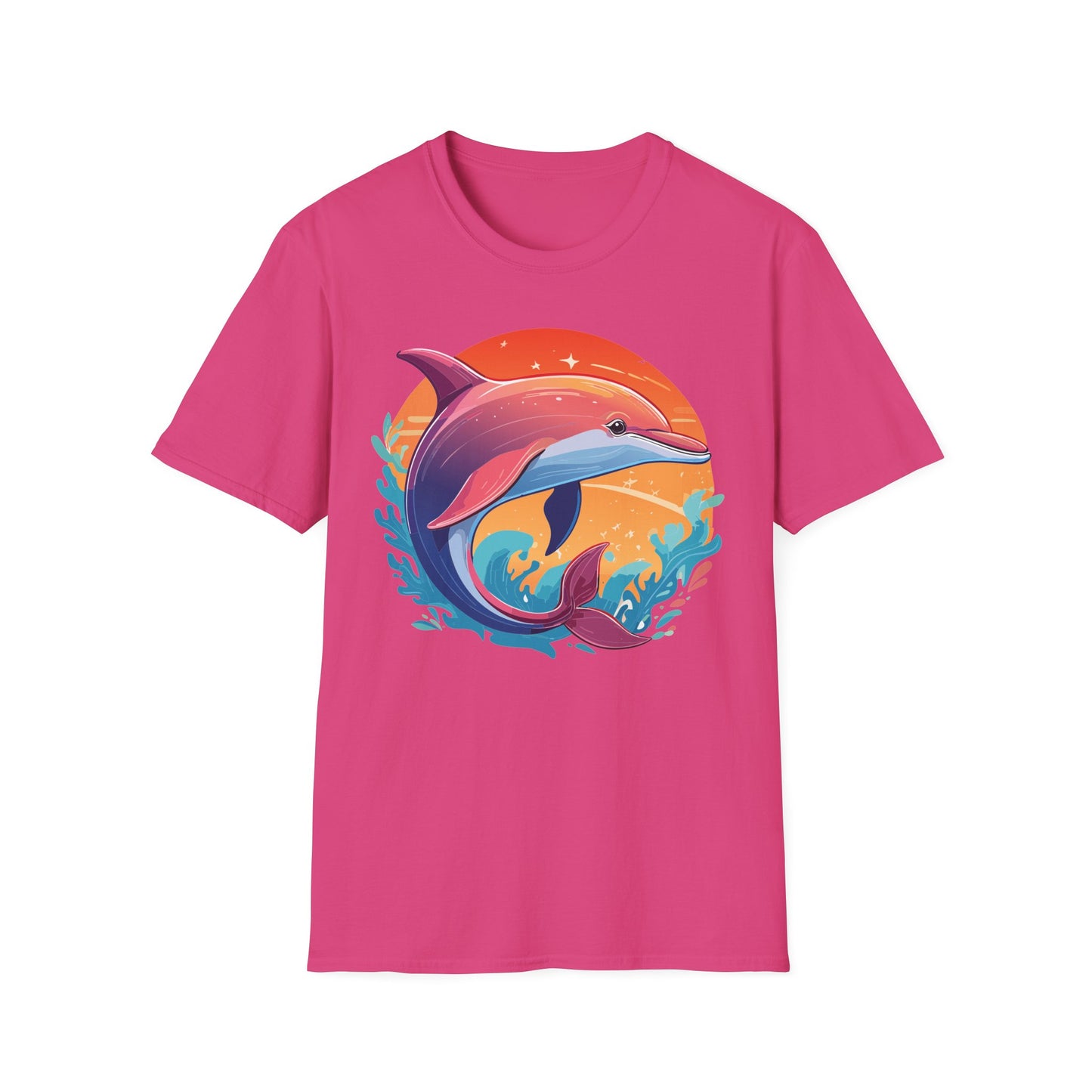 Dolphin Shirts, Shirt with Dolphin, Fish Tee Shirt, Animal Shirt
