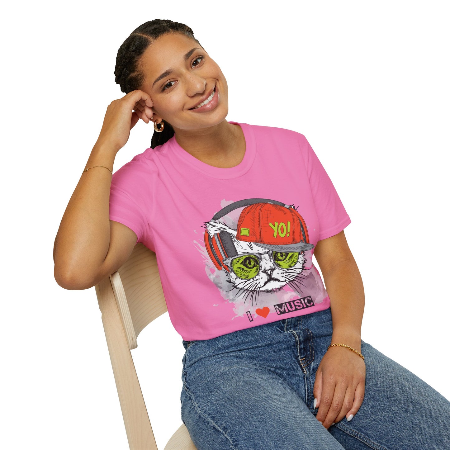 I love Music Animals Shirts, Shirt with Animals, Animals with Headphones Shirt