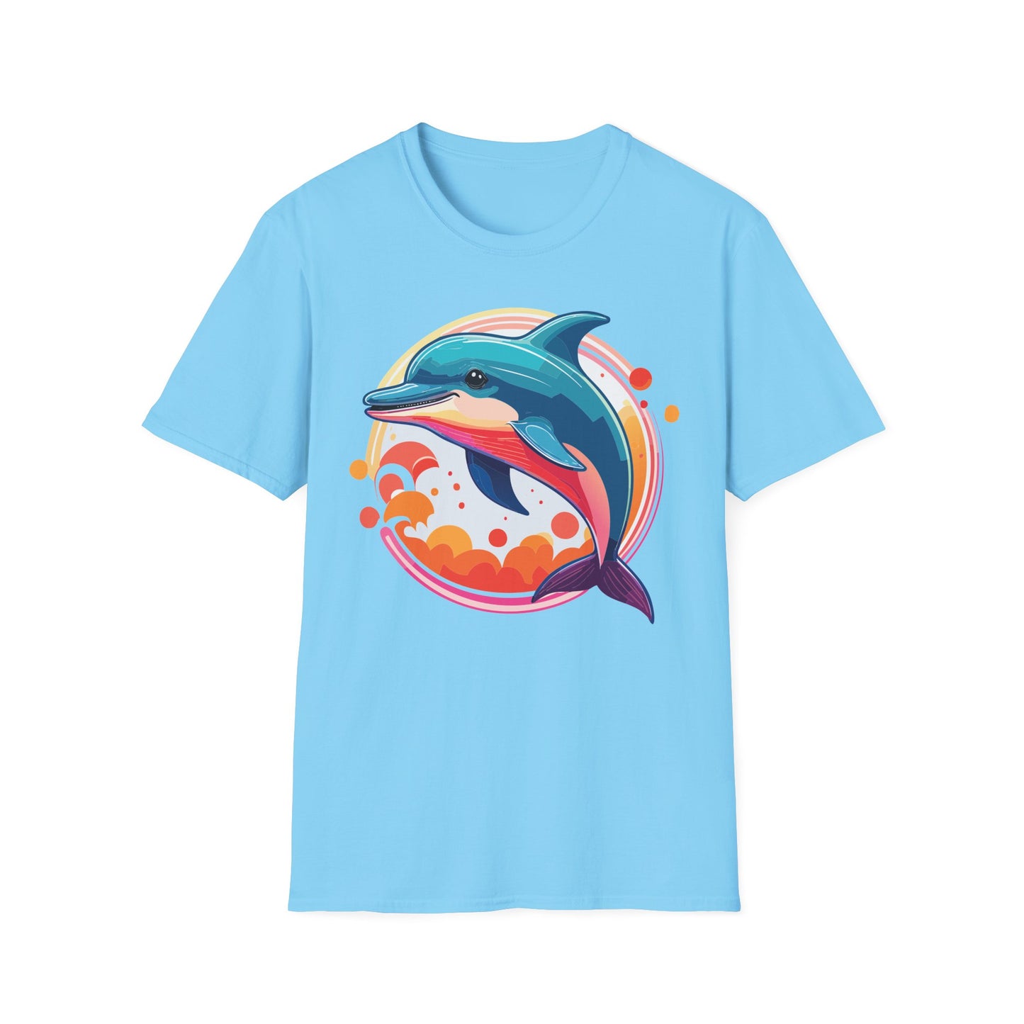 Dolphin Shirts, Shirt with Dolphin, Fish Tee Shirt, Animal Shirt