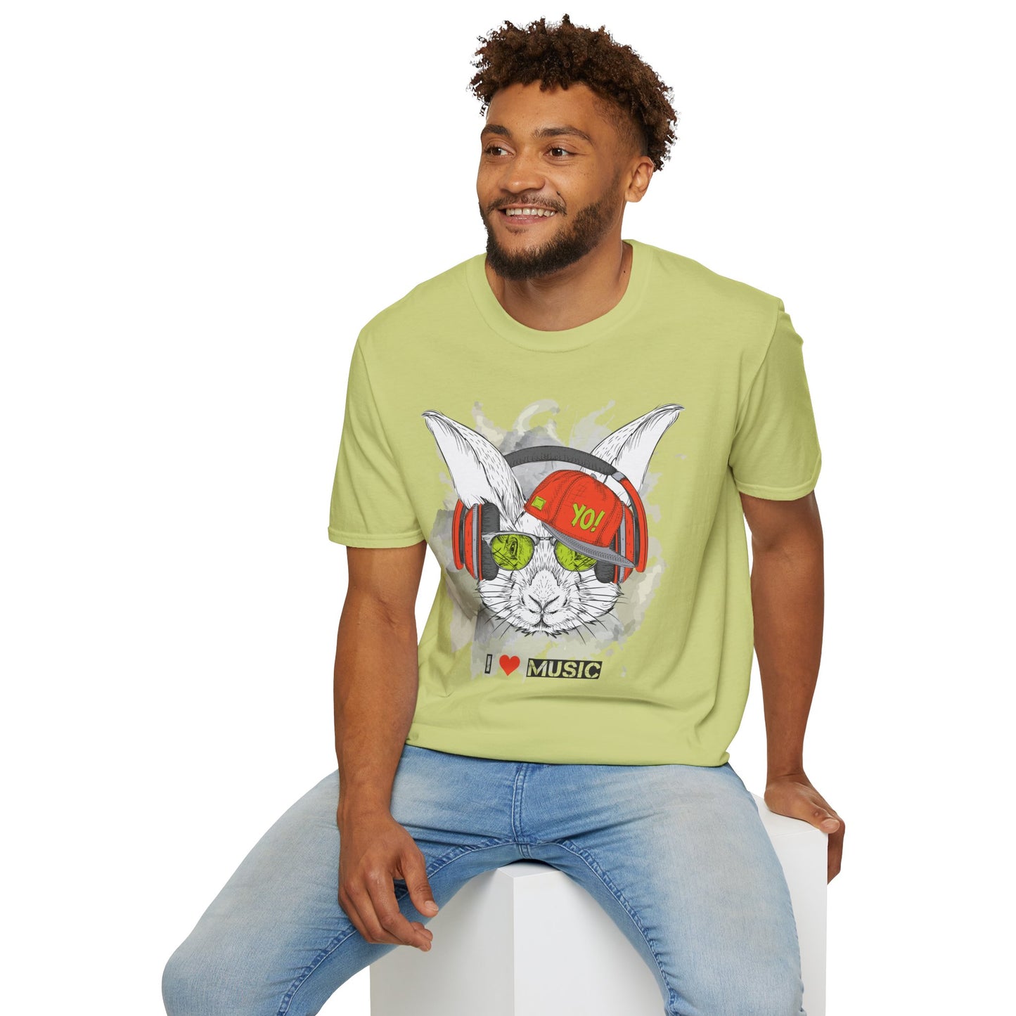 I love Music Animals Shirts, Shirt with Animals, Animals with Headphones Shirt