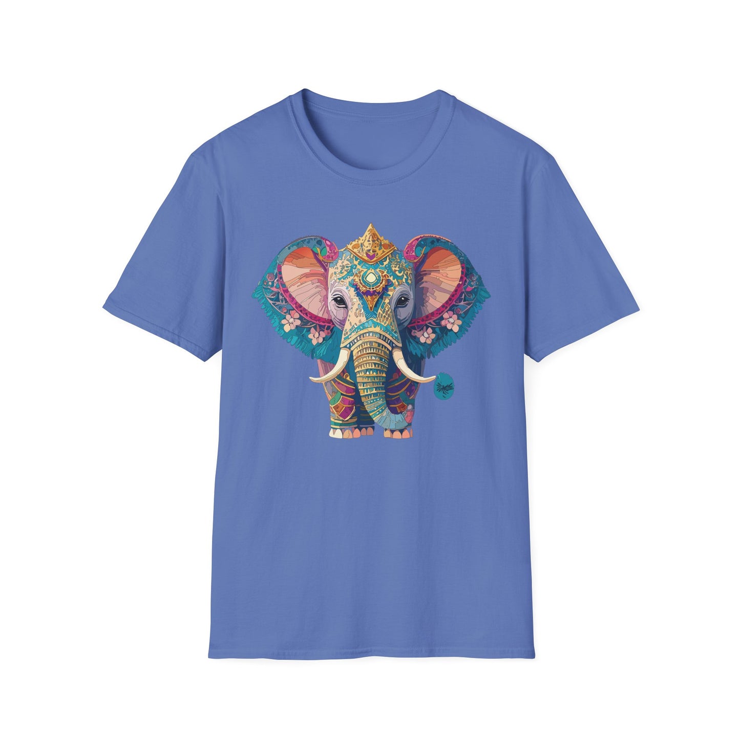 Elephant Shirt, T Shirt with Elephant, Elephant on T Shirt, T Shirt with Animation, Animals Tee Shirt