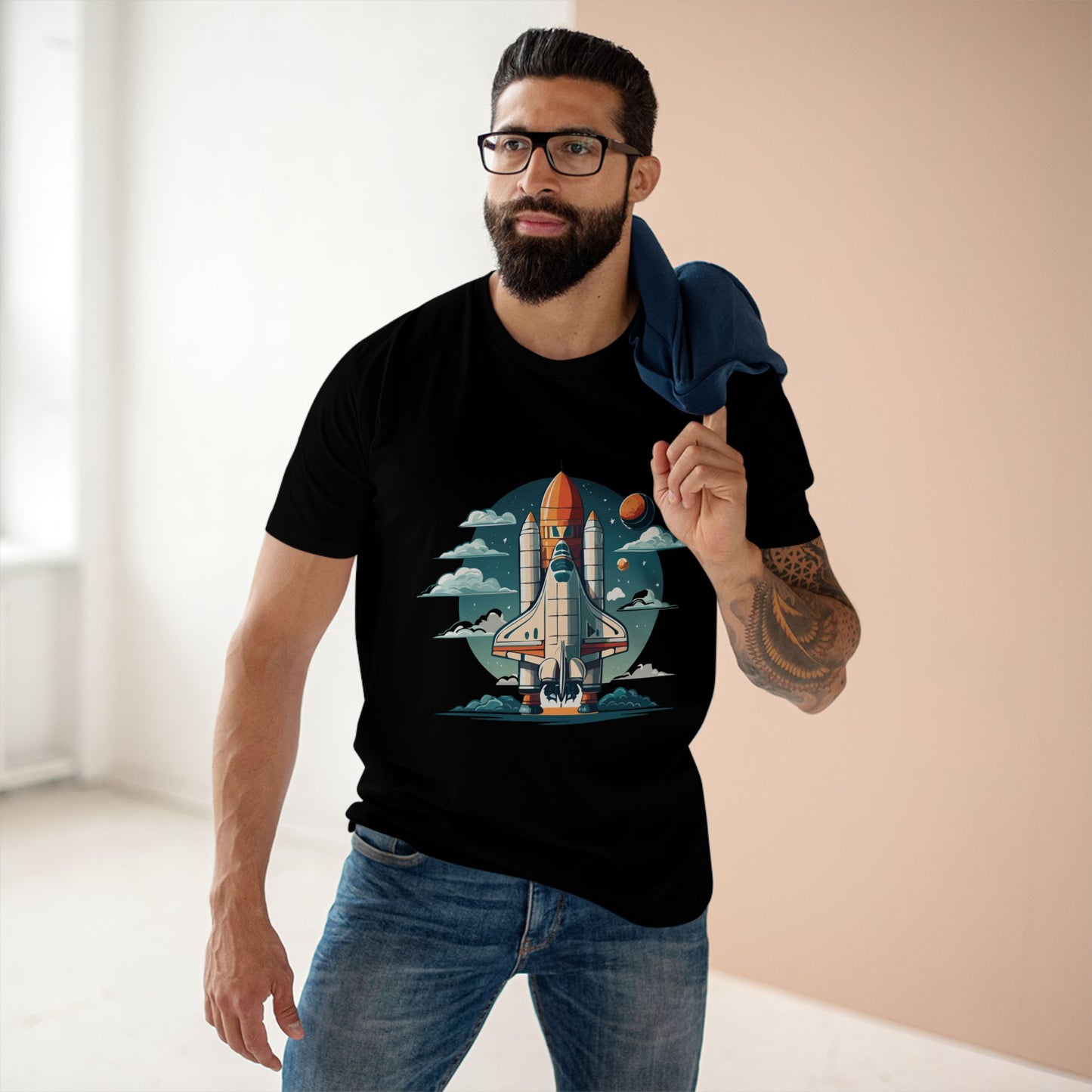 Cosmos Shirt, Shuttle Shirt - retro2nova