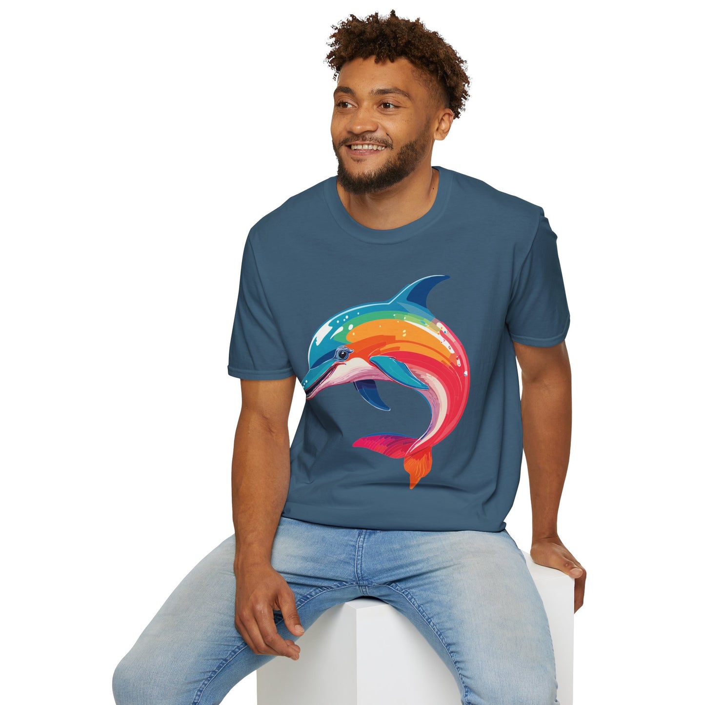 Dolphin Shirts, Shirt with Dolphin, Fish Tee Shirt, Animal Shirt
